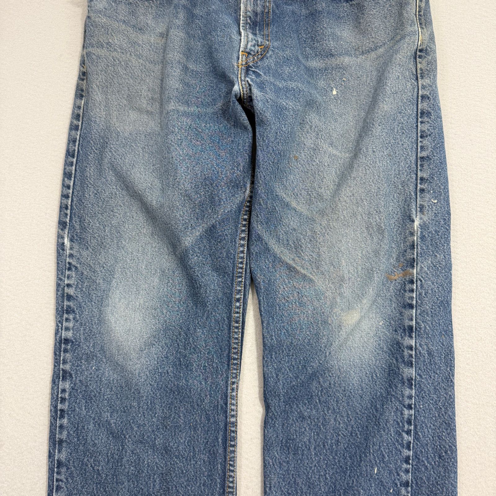 Levi's Vintage Levis 505 Jeans Men's 36x32 Blue Faded Distressed Size US 36 / EU 52 - 3 Thumbnail