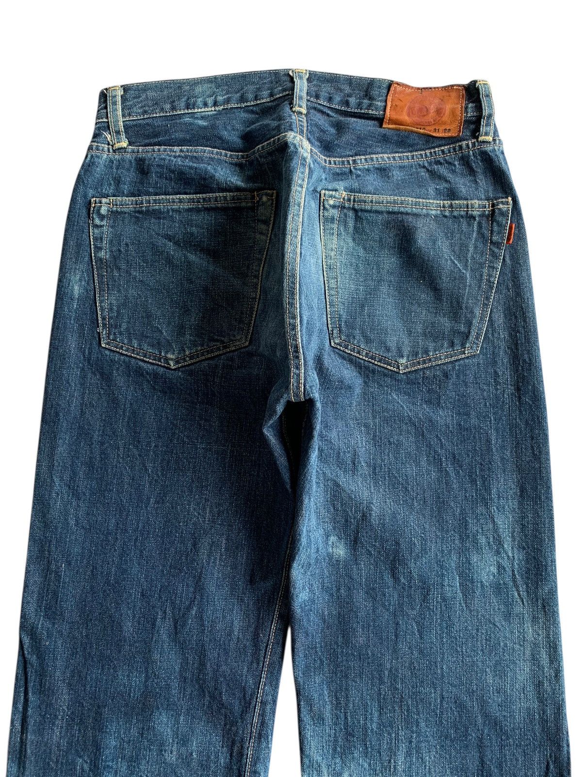 Kapital VINTAGE OMNIGOD JAPANESE BUTTON FLY SELVEDGE DISTRESSEDDENIM Size US 30 / EU 46 - 9 Thumbnail