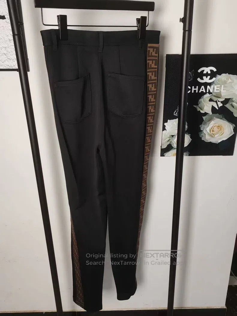 Fendi Fendi Pinstripe Trousers Size 27" / US 4 / IT 40 - 2 Thumbnail