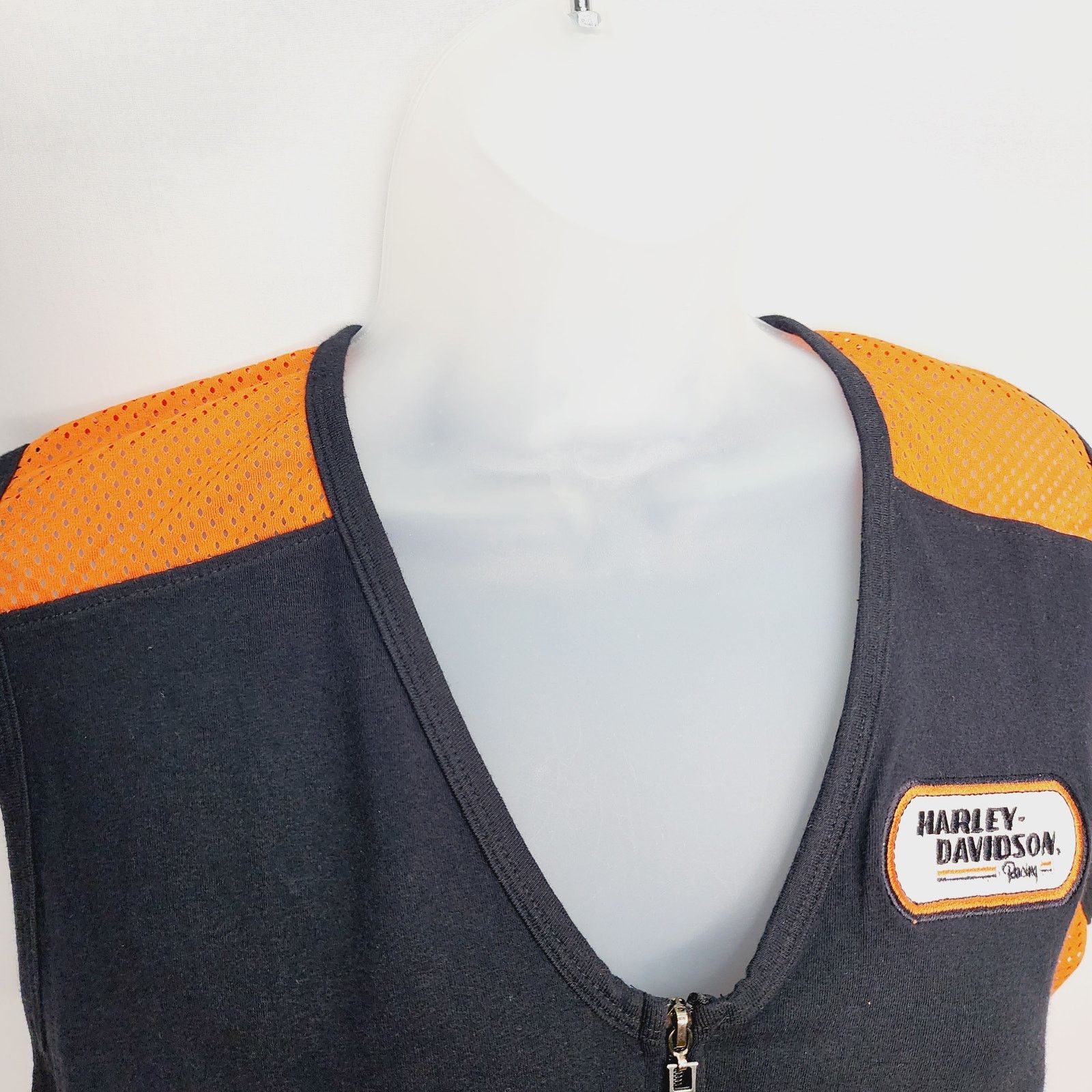 Harley Davidson Harley Davidson Racing Sleeveless Zipper Front Top Size XL / US 12-14 / IT 48-50 - 9 Thumbnail