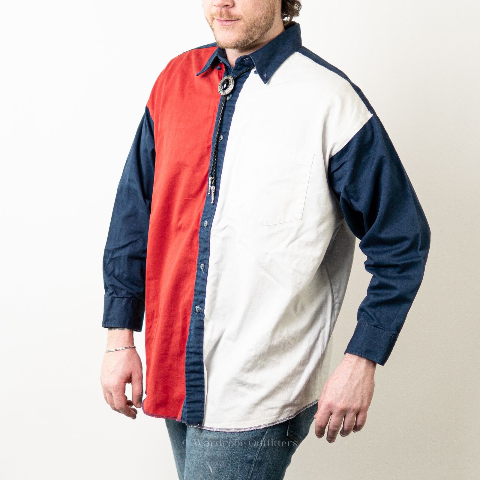Panhandle Slim Vintage 90s Western TEXAS Flag Button Up by Panhandle Slim Size US L / EU 52-54 / 3 - 5 Thumbnail