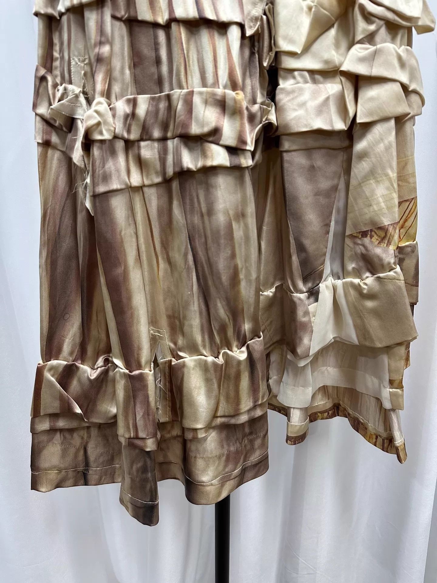 Comme des Garcons CDG 05AW Zombie Bride Silk Layered Skirt S Size 26" / US 2 / IT 38 - 6 Thumbnail