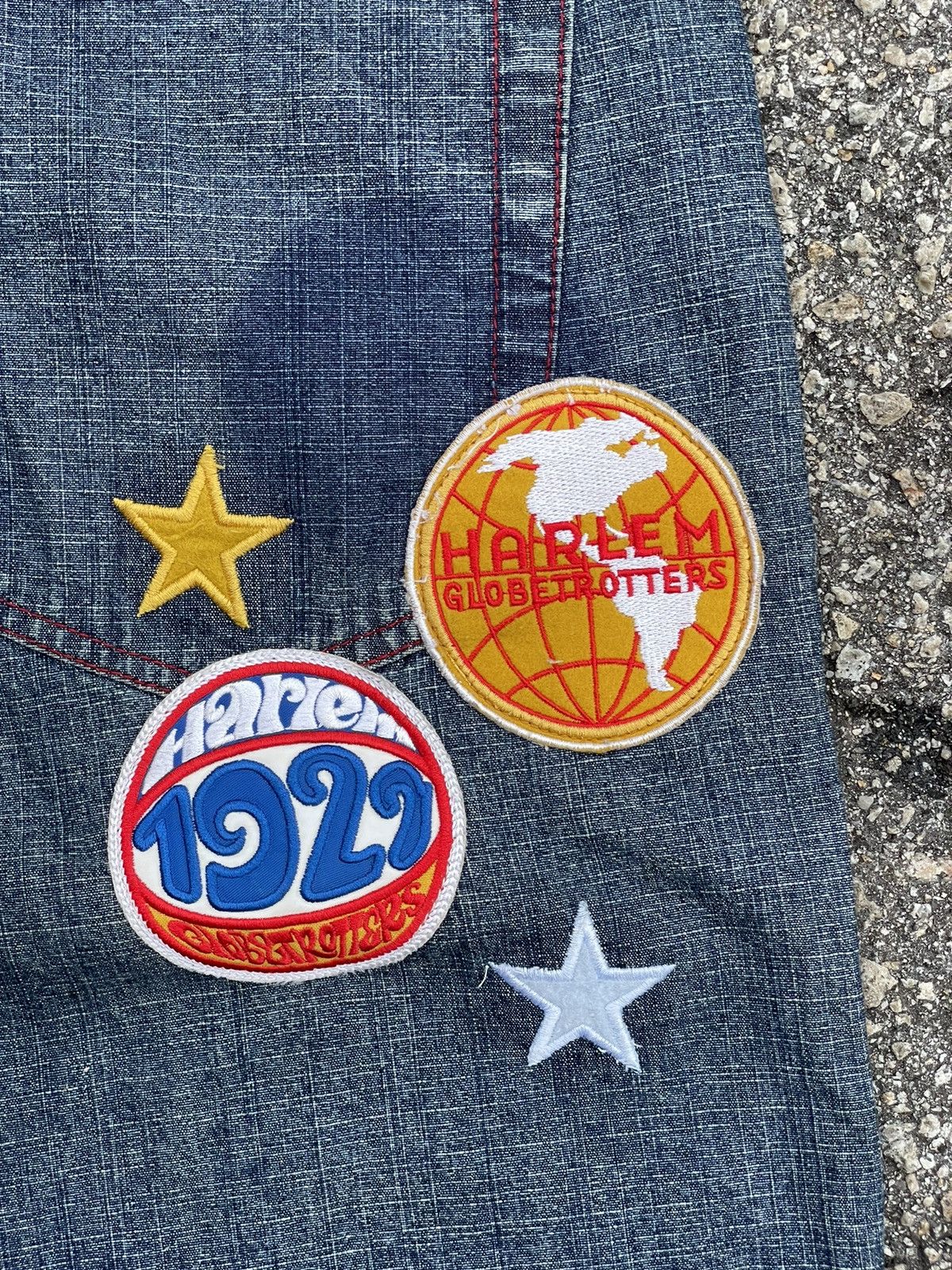 Fubu Fubu x Harlem Globetrotters Baggy Jeans Streetwear Size US 36 / EU 52 - 13 Thumbnail