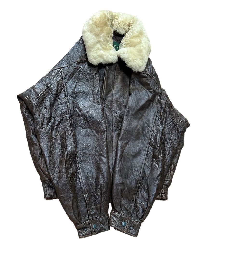 Beverly Hills Polo Club Vtg Polo Club Fur Collar Leather Jacket Size US M / EU 48-50 / 2 - 15 Thumbnail