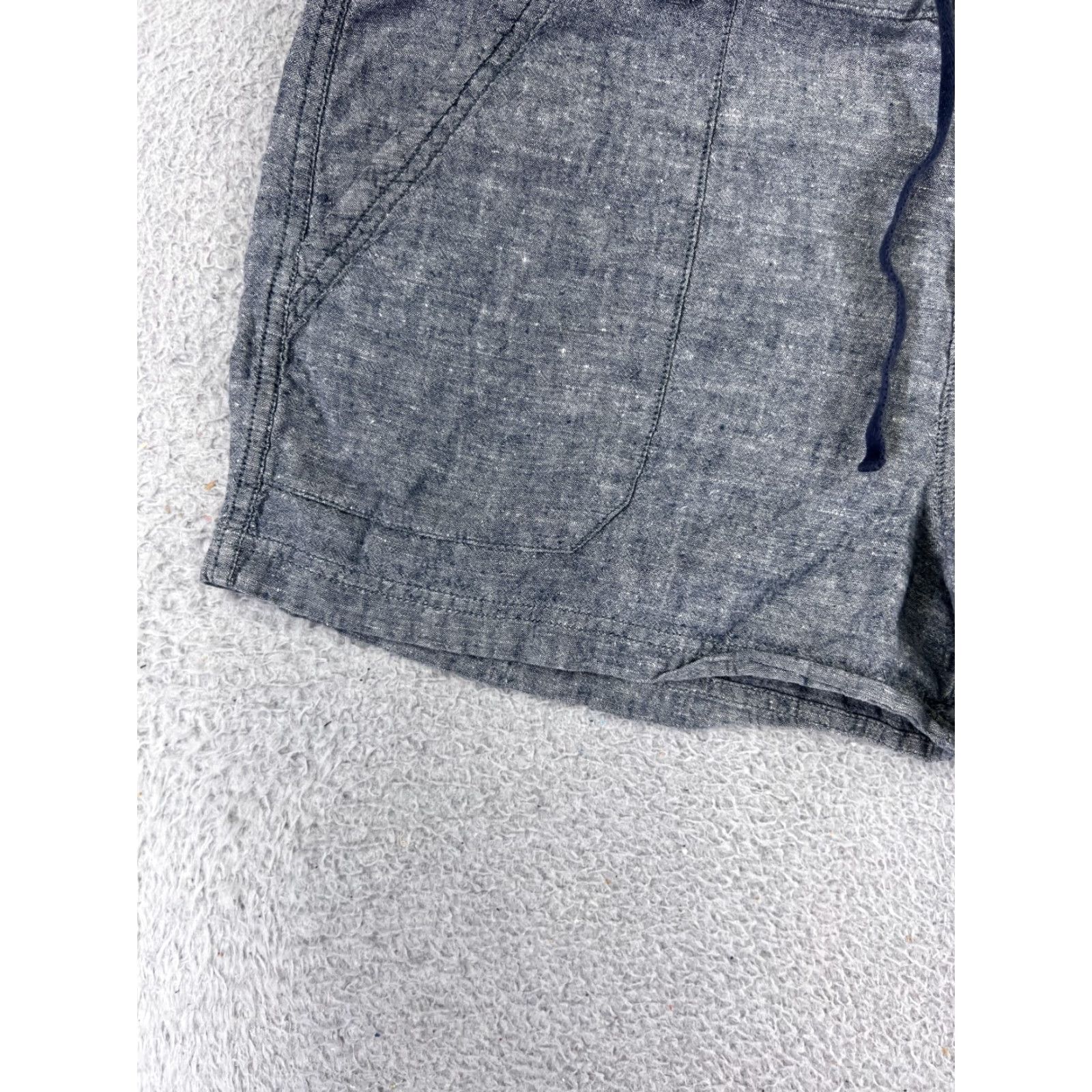 Patagonia Patagonia Shorts Womens 14 Blue Chambray Hemp Blend Island 34x3 Size 36" / US 14 / IT 50 - 6 Thumbnail