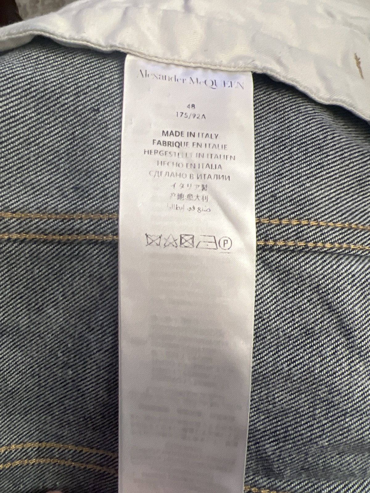 Alexander McQueen Alexander McQueen Denim and Khaki Jacket Size US M / EU 48-50 / 2 - 9 Thumbnail