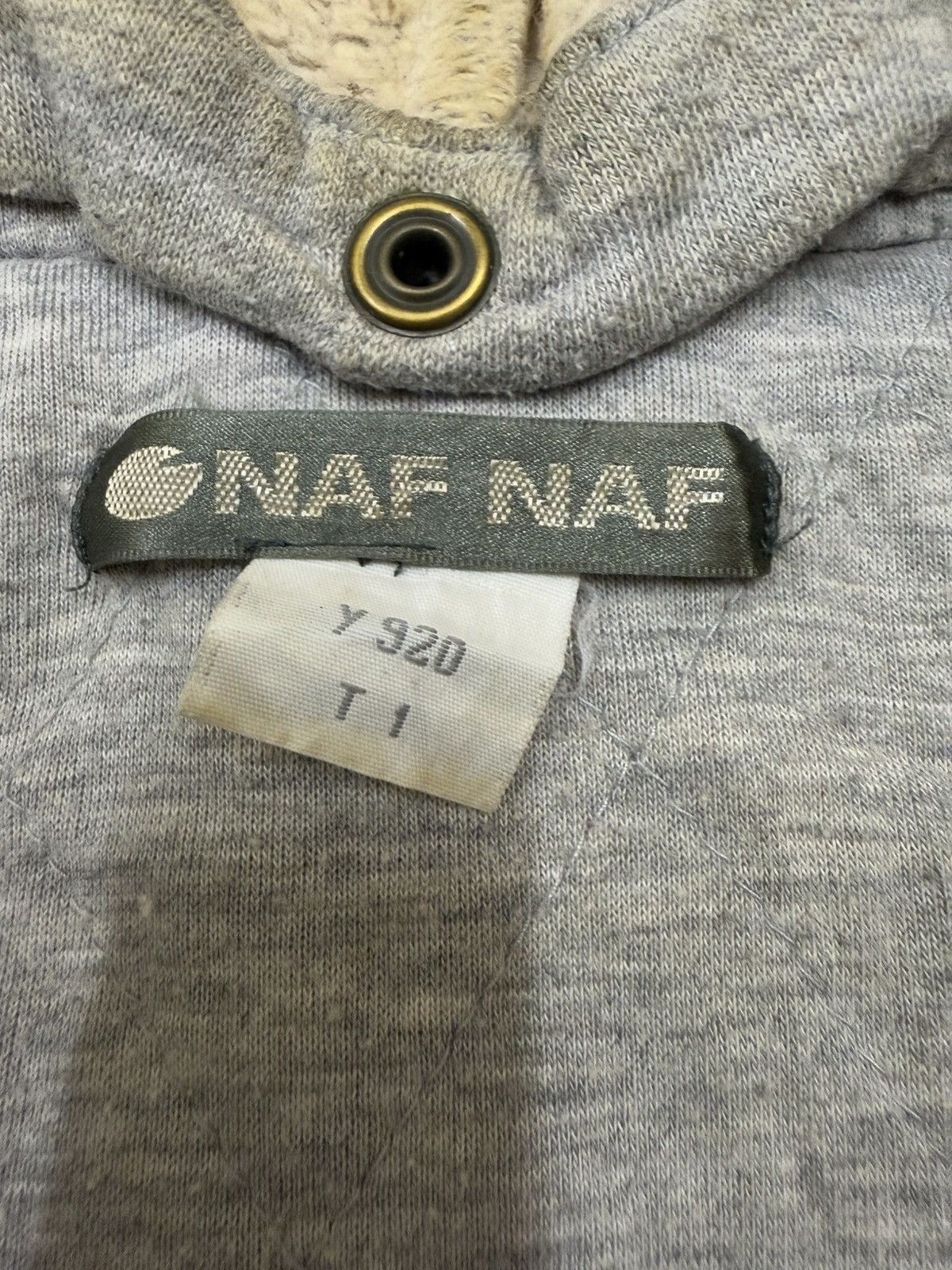 Japanese Brand × Vintage Naf nAf Rubber Label Padded Nylon Jacket Hoodie Size US XL / EU 56 / 4 - 9 Thumbnail
