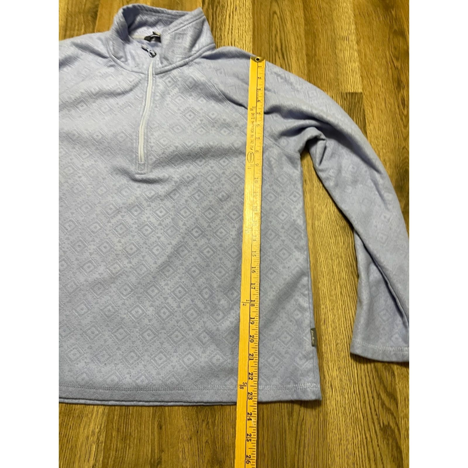 Eddie Bauer Eddie Bauer Shirt Women's Large Purple Long Sleeve 1/4 Zip Activewear T-Shirt Size L / US 10 / IT 46 - 7 Thumbnail
