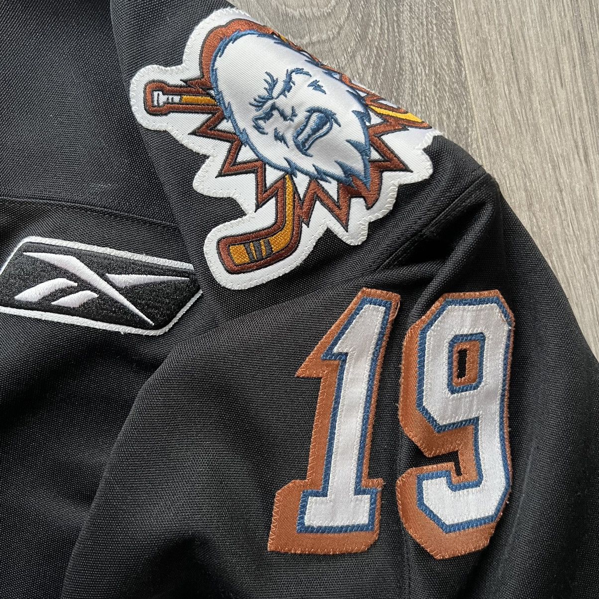 Vintage Reebok Kootenay Ice Hockey Jersey GAME WORN Size US XL / EU 56 / 4 - 8 Thumbnail