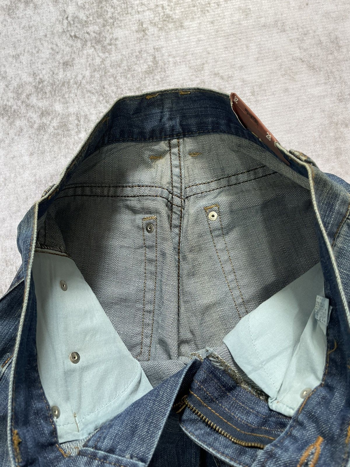 Hysteric Glamour × If Six Was Nine × Le Grande Bleu (L.G.B.) 2000s japan 3d acid wash denim pants y2k style Size US 29 - 7 Thumbnail