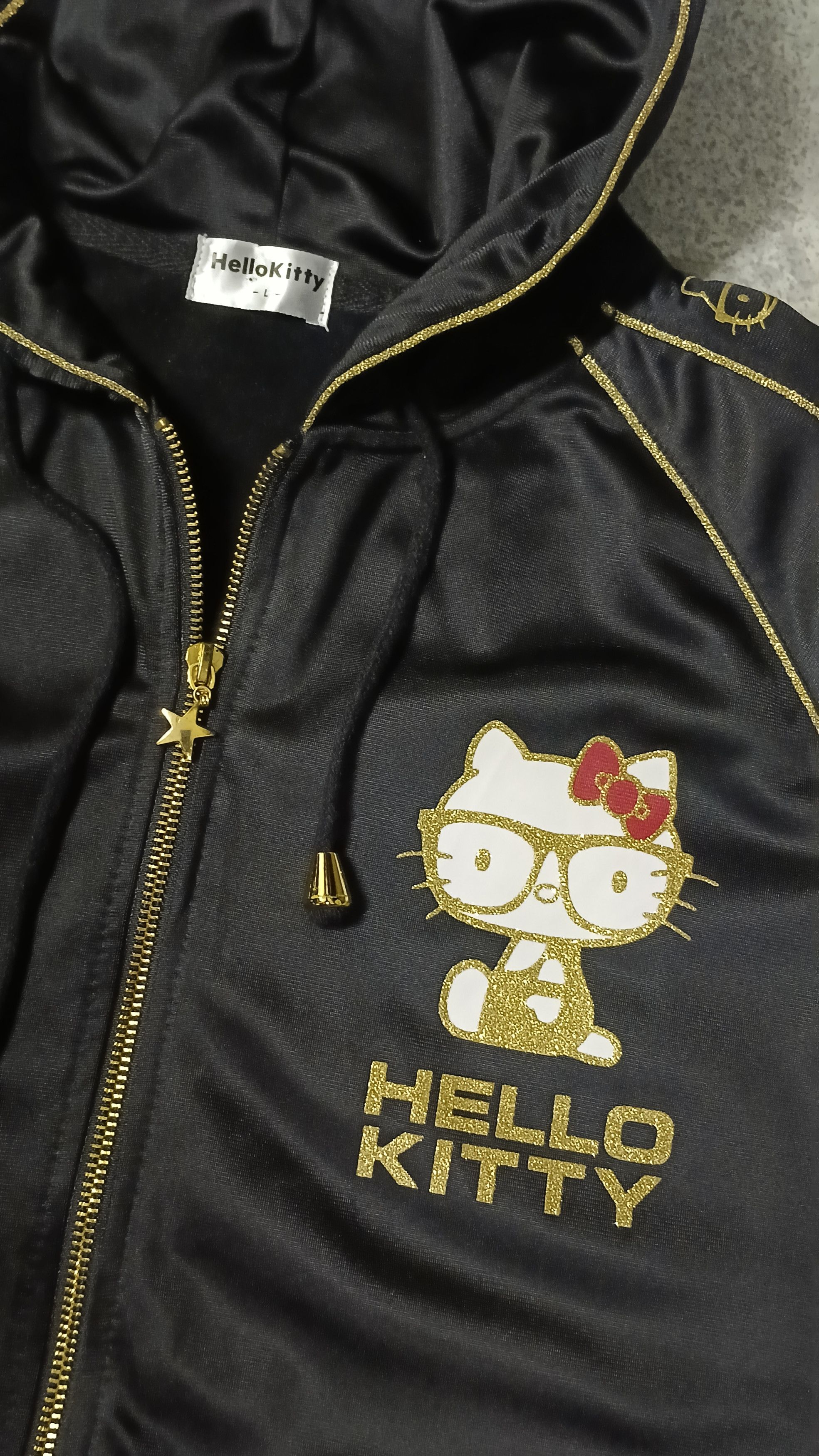 Anime × Japanese Brand Rare Hello Kitty Sidetape Hoodie Size L / US 10 / IT 46 - 5 Thumbnail