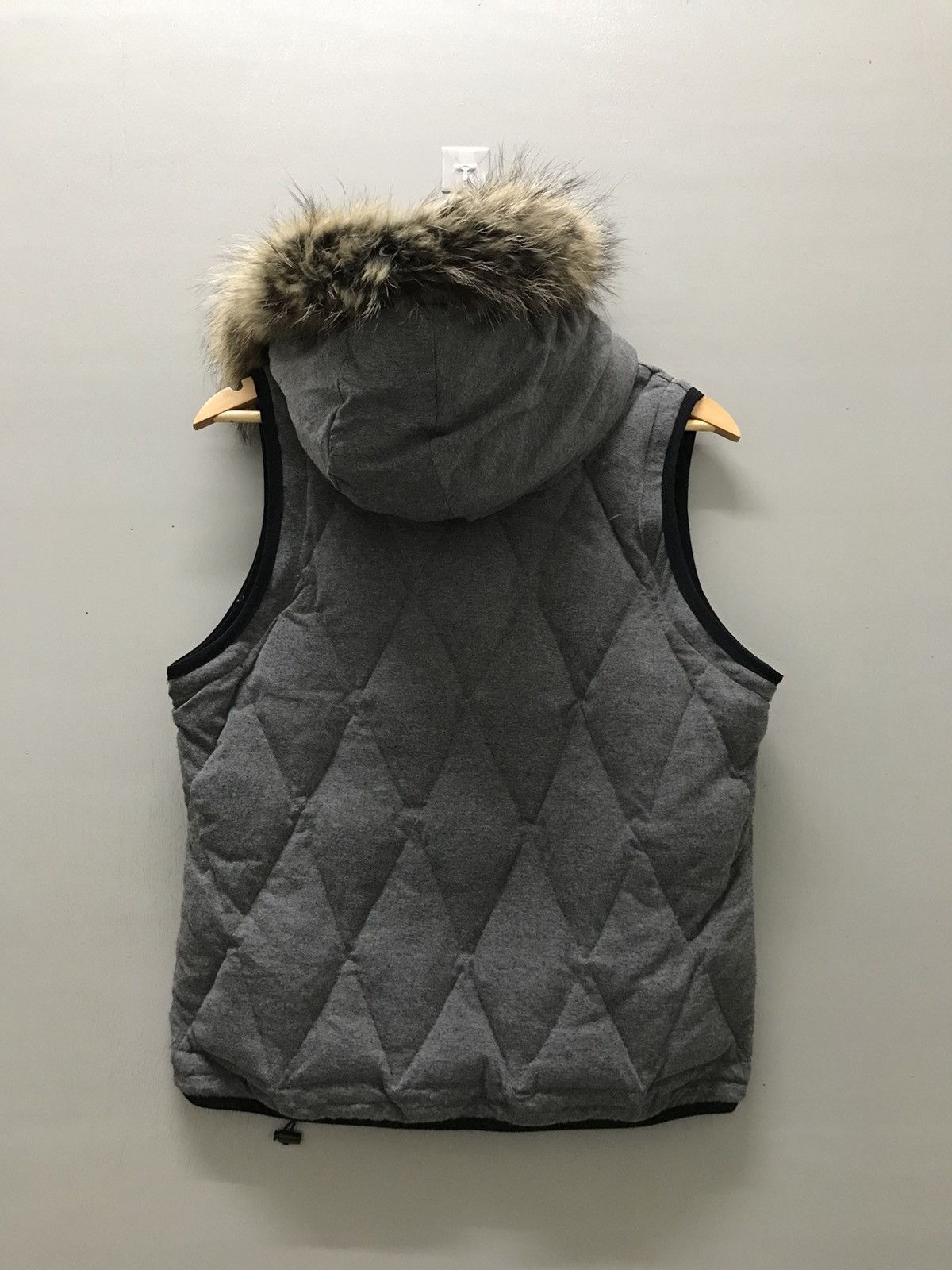 PPFM × Vintage Vintage PPFM Sleeveless Tilted Zipper Hoodie Jacket 