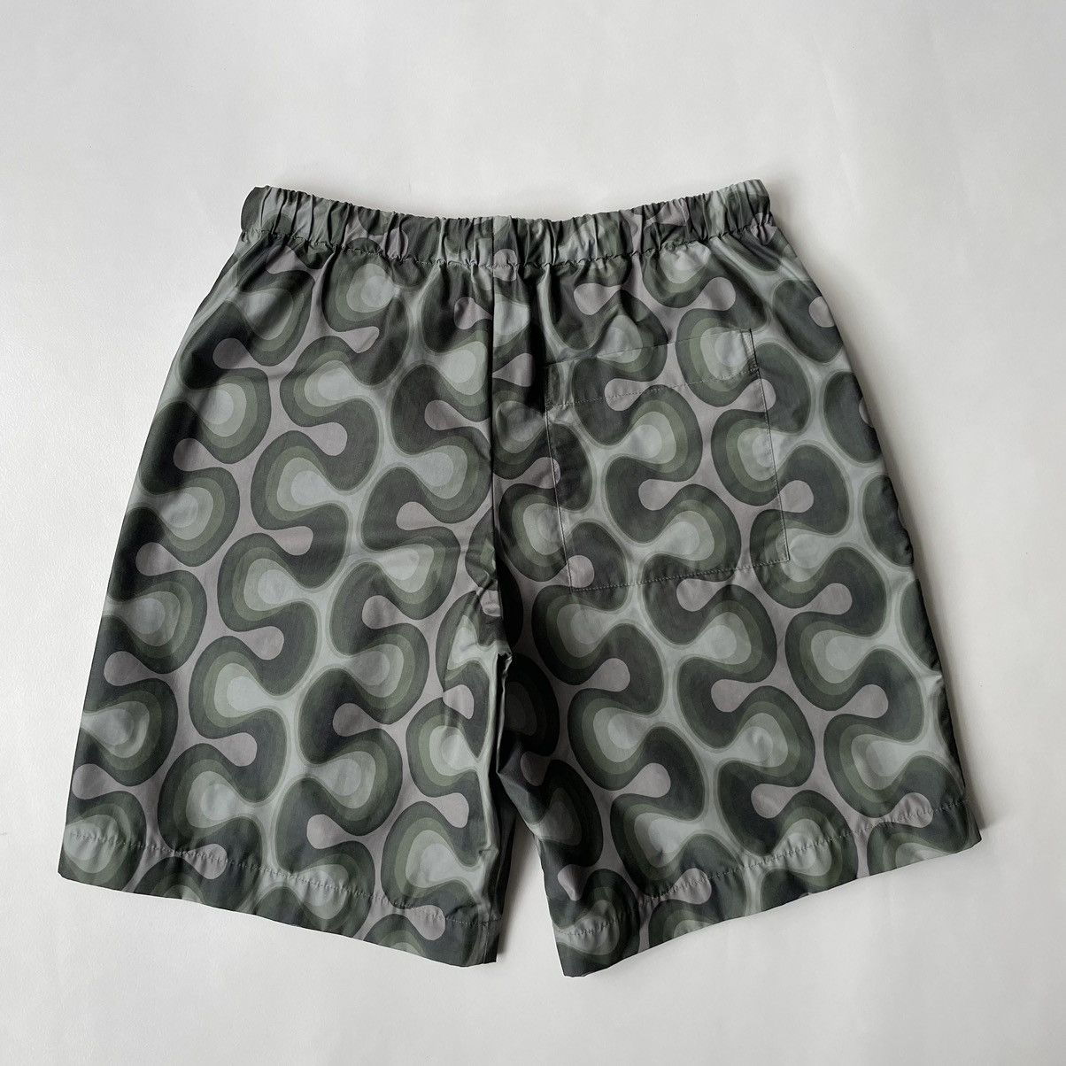 Dries Van Noten S/S 24 70s Print ‘Piperi’ Nylon Shorts Size US 32 / EU 48 - 13 Thumbnail