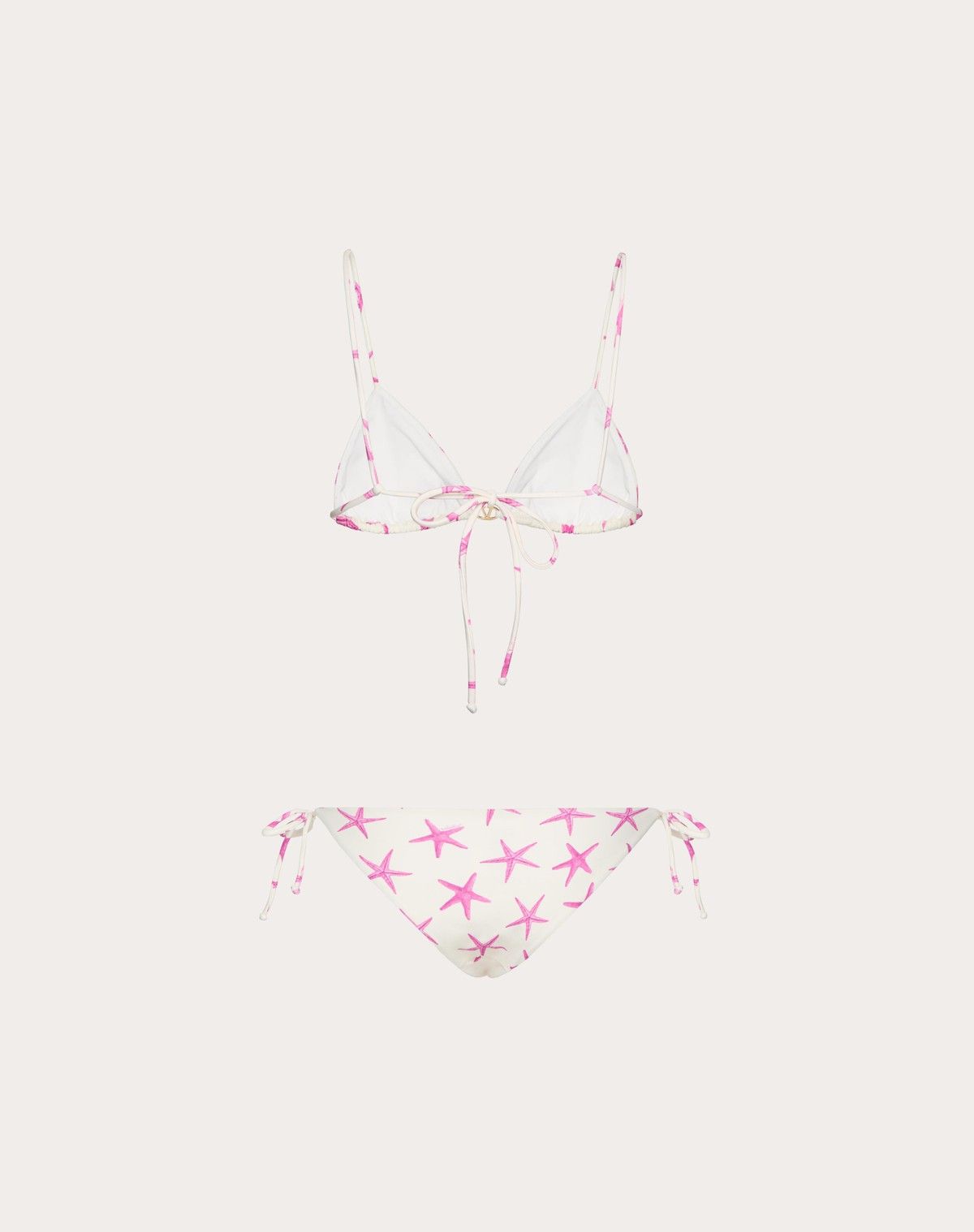 Valentino o1s1wg110525 Size: XS/ Lycra Starfish Bikini in White Size ONE SIZE - 2 Thumbnail