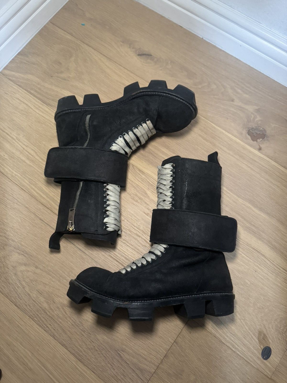 Rick Owens Rick Owen’s F/W13 PLINTH Megatooth Hikers Size US 10 / EU 43 - 2 Thumbnail