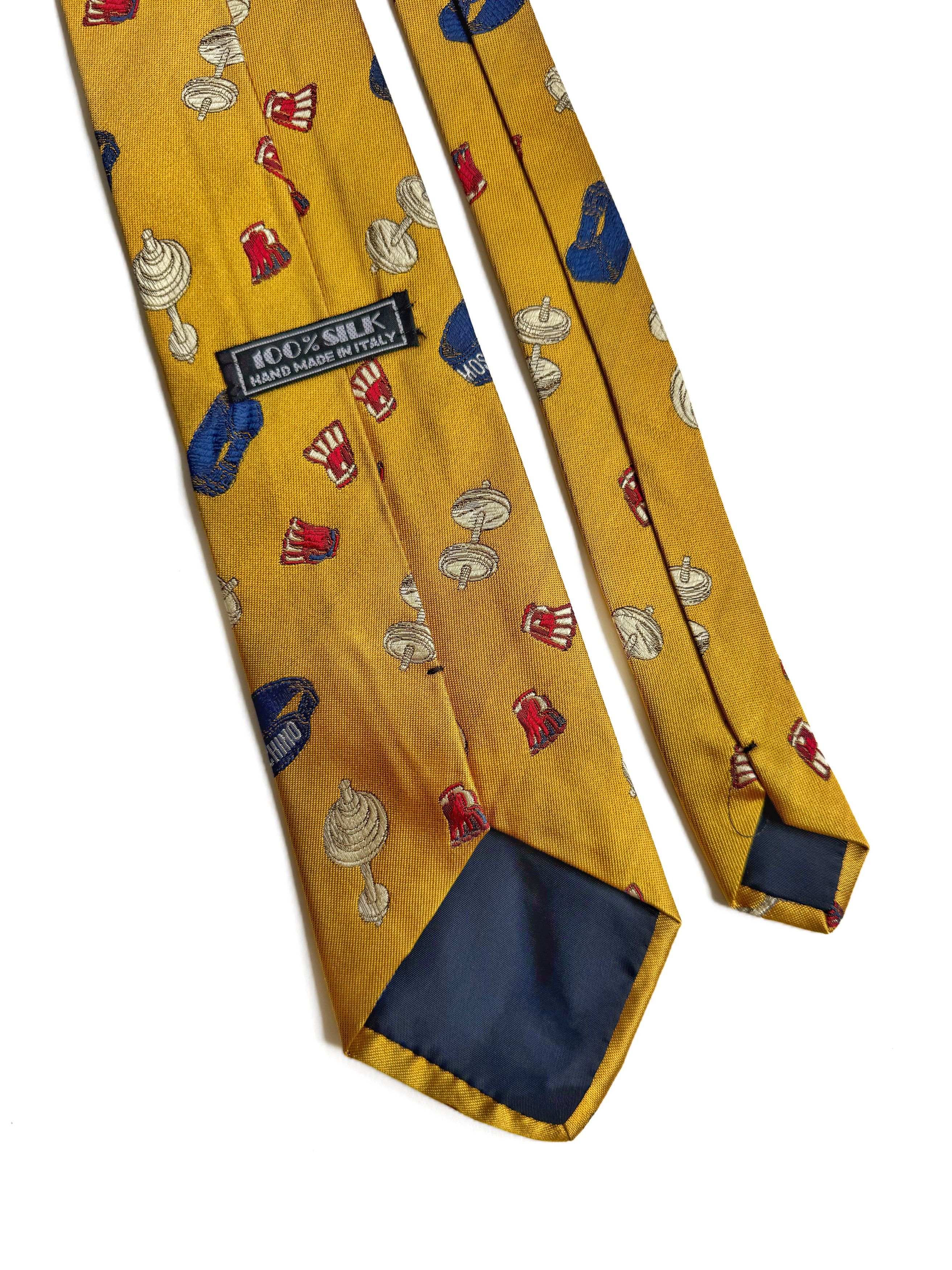Moschino Vintage Men's Moschino Silk Neck Tie Size ONE SIZE - 3 Thumbnail