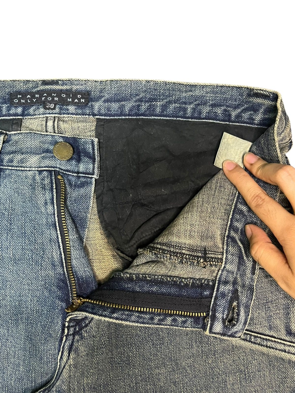 Hysteric Glamour Vintage Japanese Brand Mud Wash Flare Jeans Size 31" - 5 Thumbnail