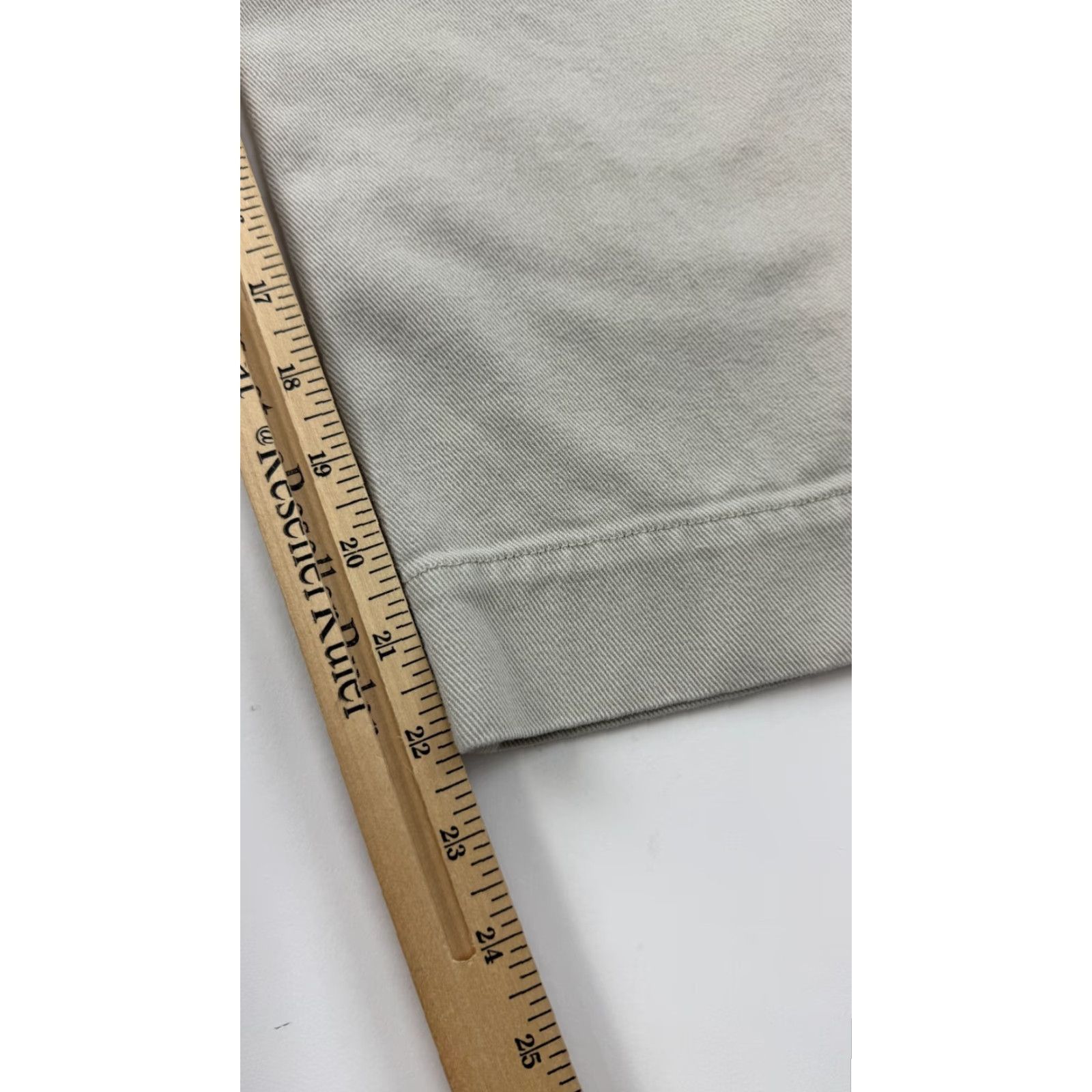Eddie Bauer VINTAGE Eddie Bauer Pants Womens 10 Beige Flat Front Straight Leg 5 Pockets 90s Size 32" / US 10 / IT 46 - 5 Thumbnail