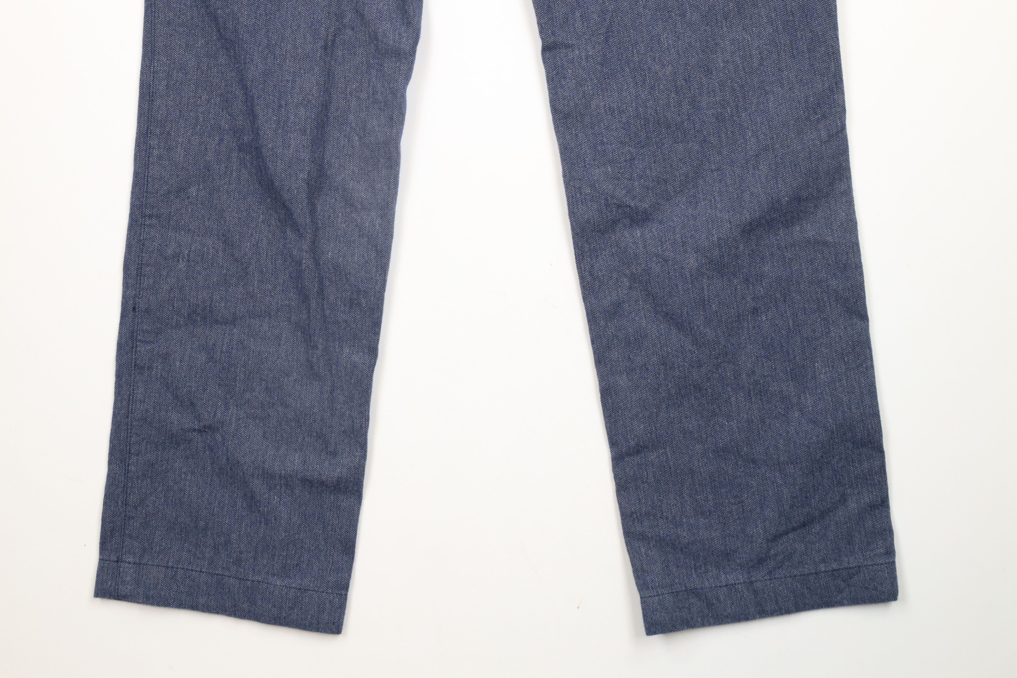 Banana Republic × Vintage Banana Republic Straight Leg Chino Pants Trousers Blue Size US 32 / EU 48 - 11 Thumbnail