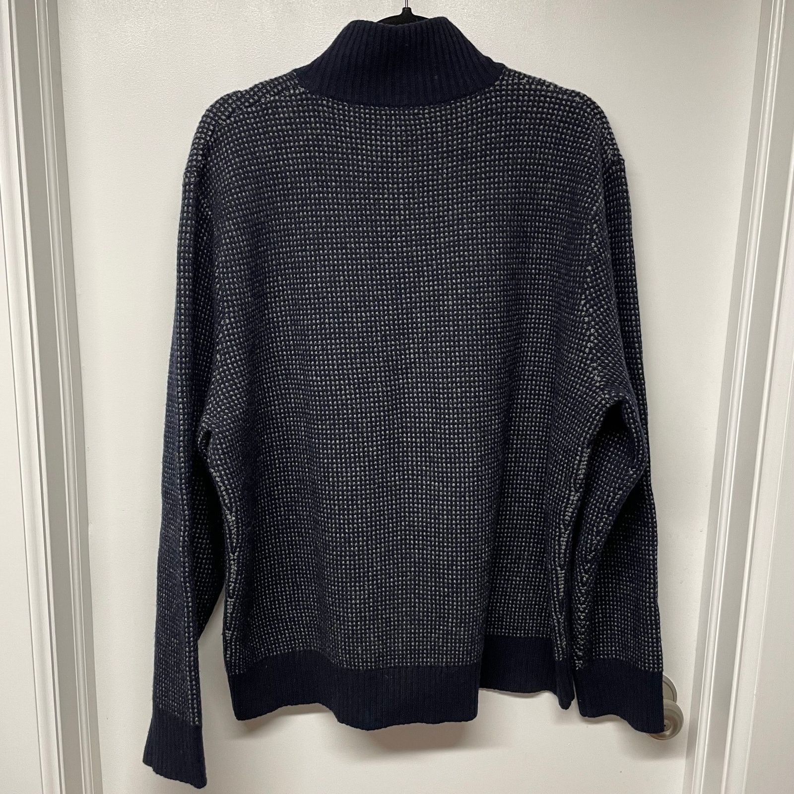 J.Crew J.Crew Lambswool Quarter Zip Pullover Sweater Blue XL Warm Size US XL / EU 56 / 4 - 2 Thumbnail