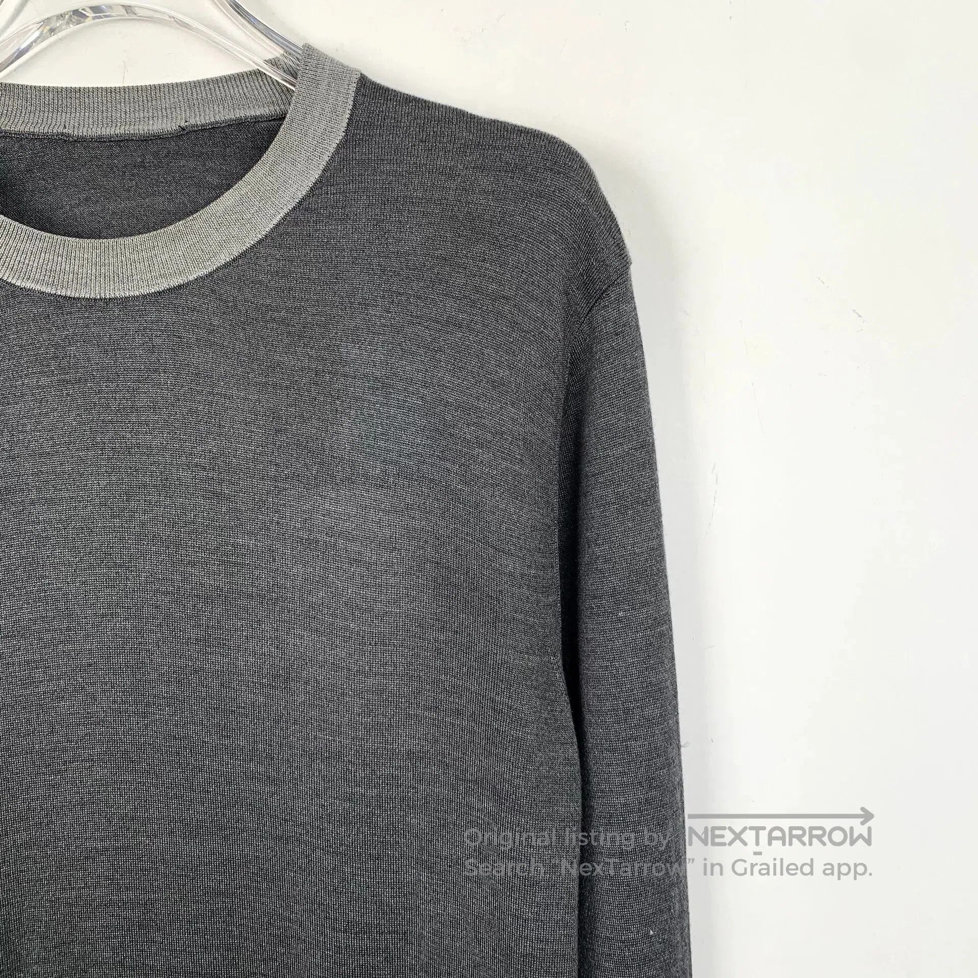 Dolce & Gabbana Dolce&Gabbana Gray Silk Crewneck Sweater. Size US S / EU 44-46 / 1 - 3 Thumbnail