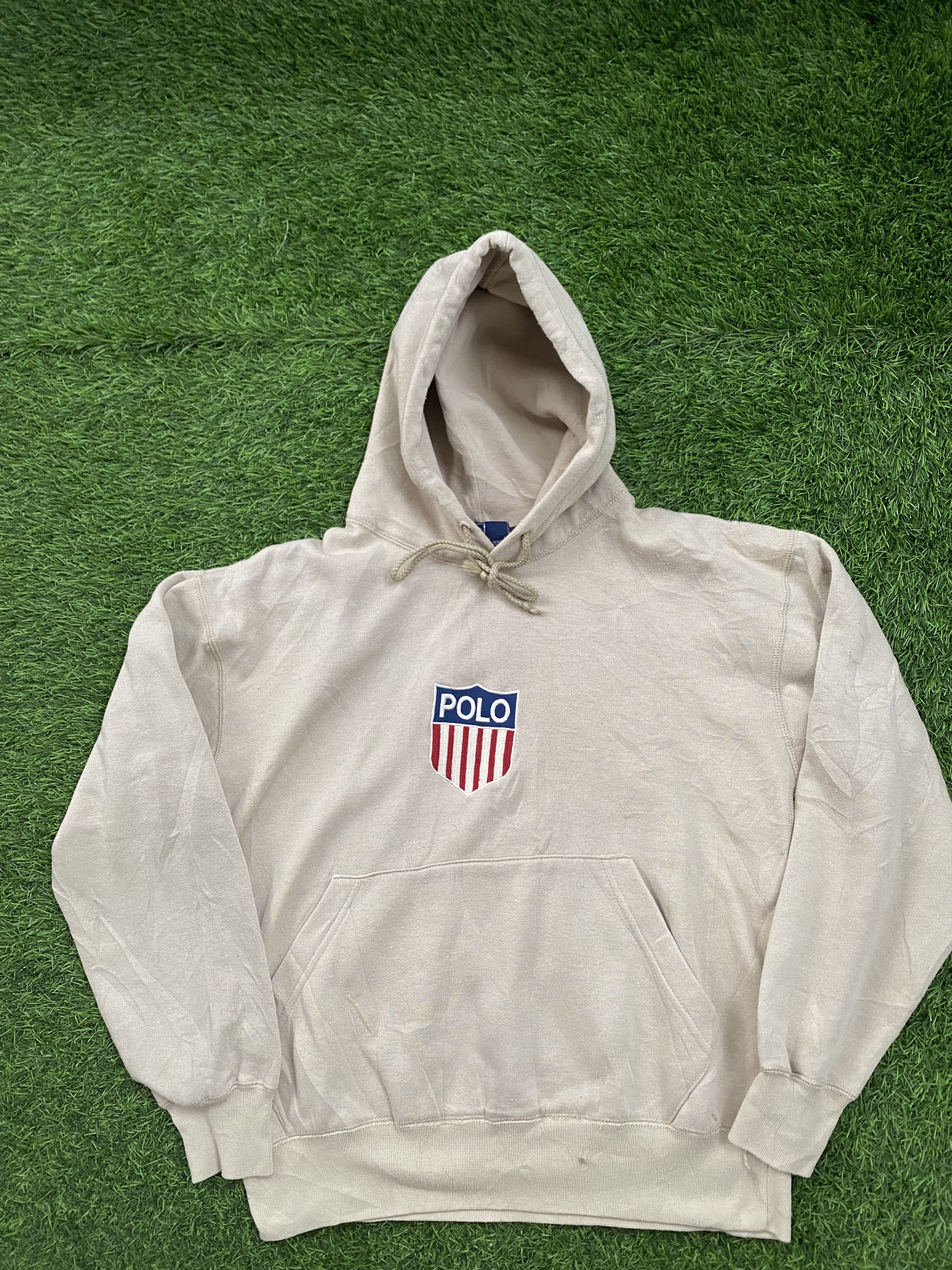 超希少 90's POLO SPORT パーカー K-SWISS 1990s Polo Sport K Swiss Hoodie - Retro Robes
