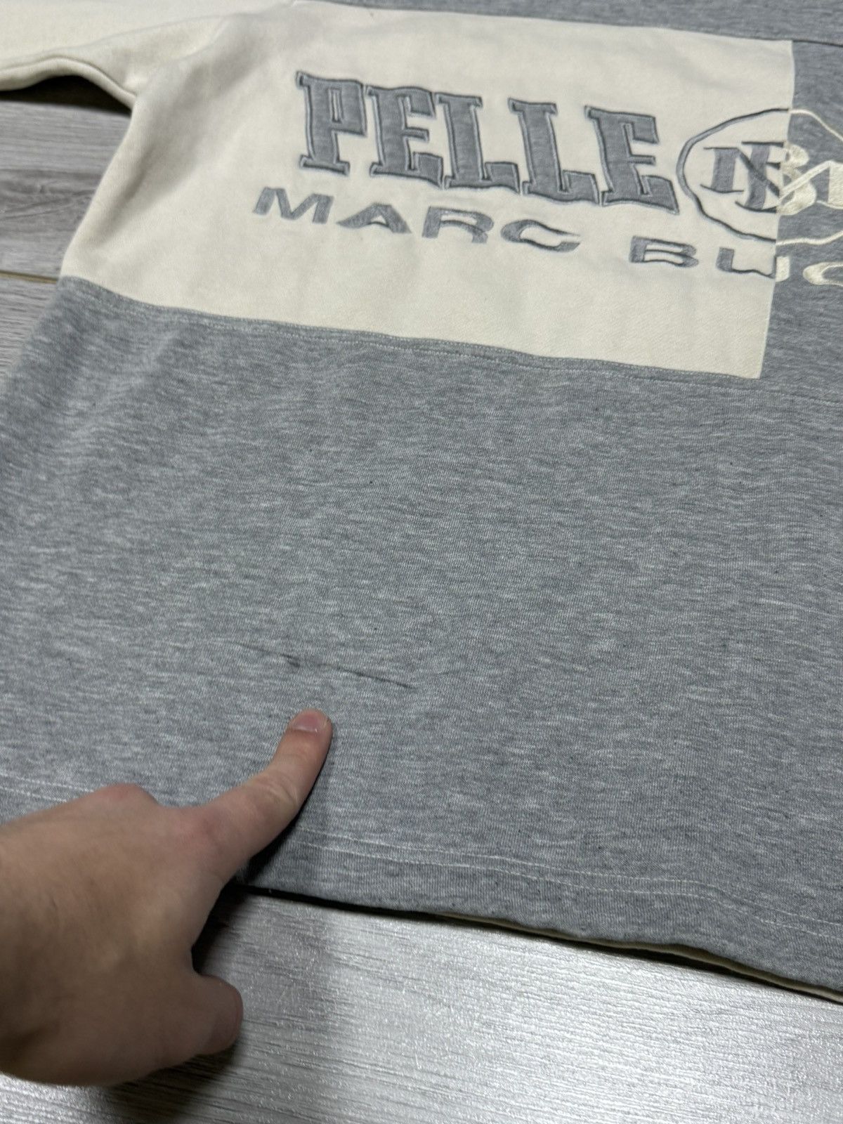 Pelle Pelle Pelle Pelle vintage big logo sweatshirt Size US XL / EU 56 / 4 - 4 Thumbnail