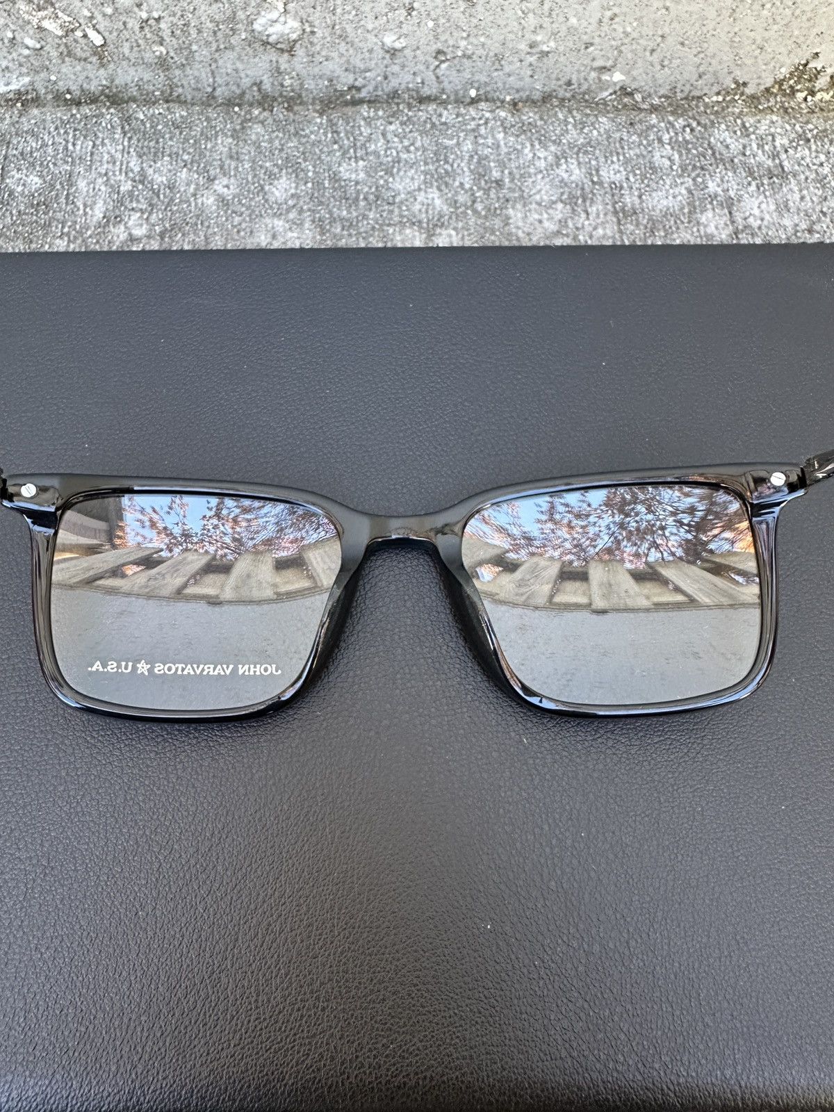 John Varvatos VJVC019 Black Glasses 52-21-145 Size ONE SIZE - 8 Thumbnail