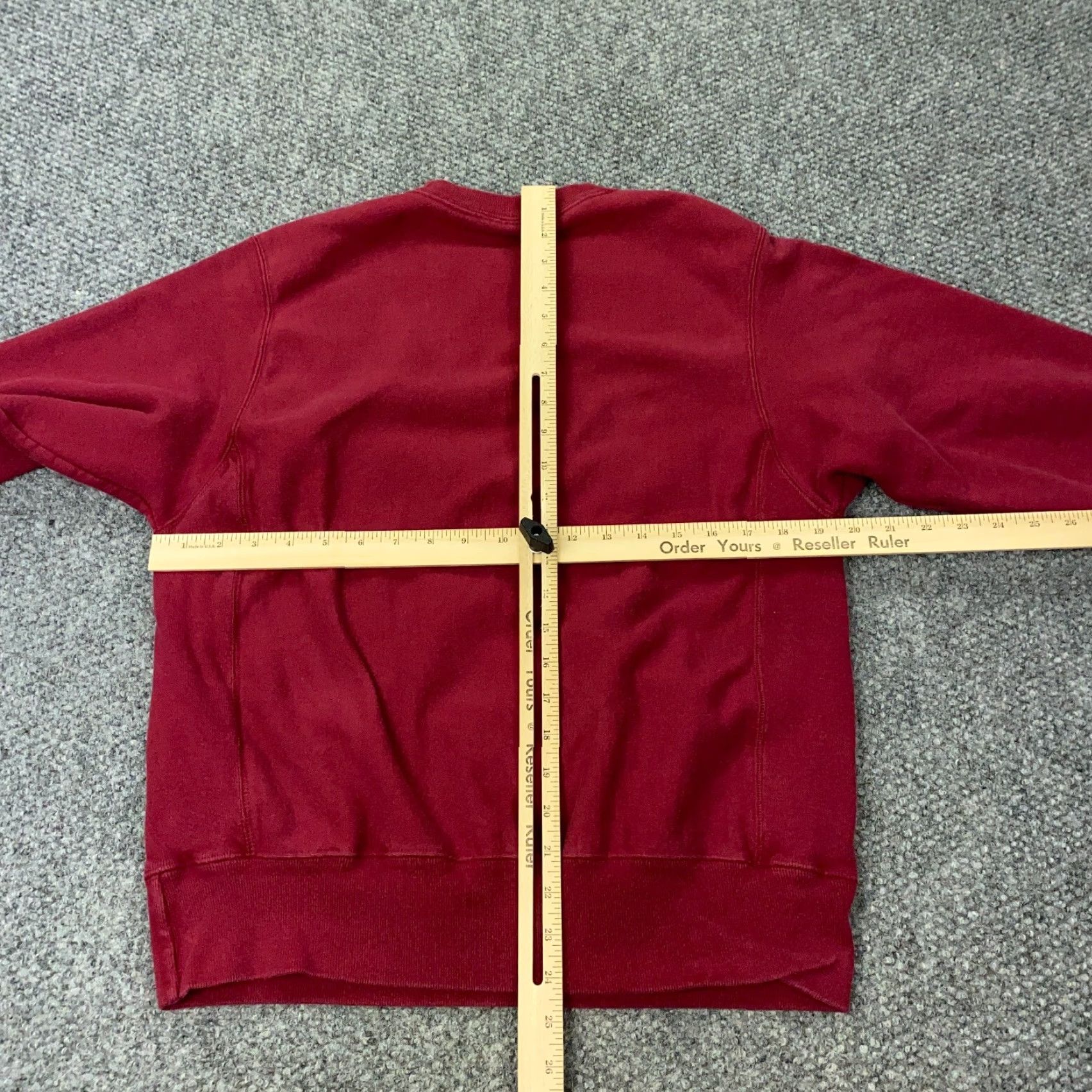 Champion Champion Sweatshirt Mens Small Crew Maroon Reverse Weave Logo Pullover Classic 90s Retro Size US S / EU 44-46 / 1 - 6 Thumbnail