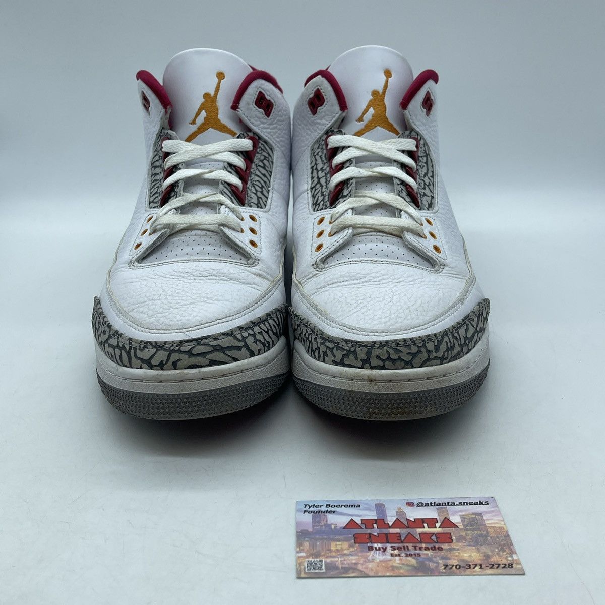 Jordan Brand Air Jordan 3 cardinal red Size US 13 / EU 46 - 2 Thumbnail