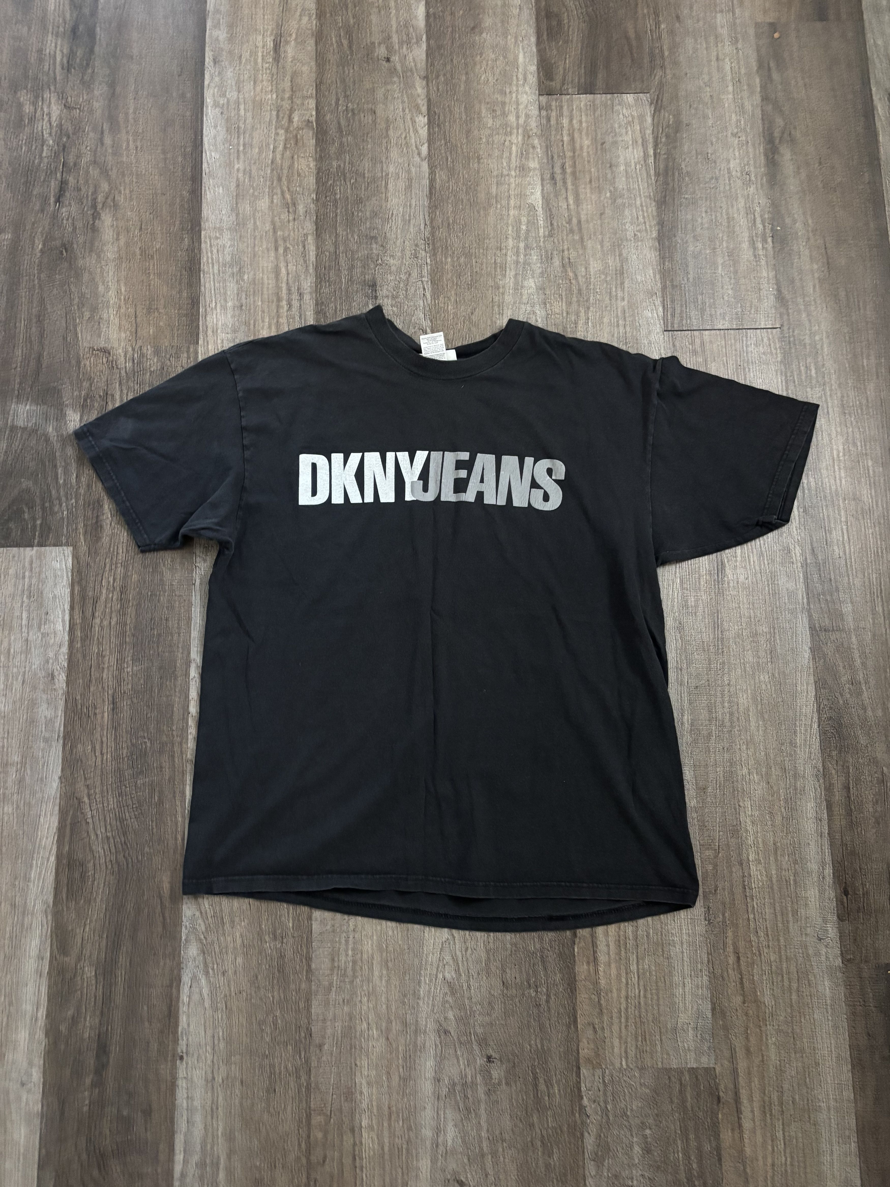 DKNY Vintage DKNY Jeans Logo Tee Shirt Size US XL / EU 56 / 4 - 1 Thumbnail