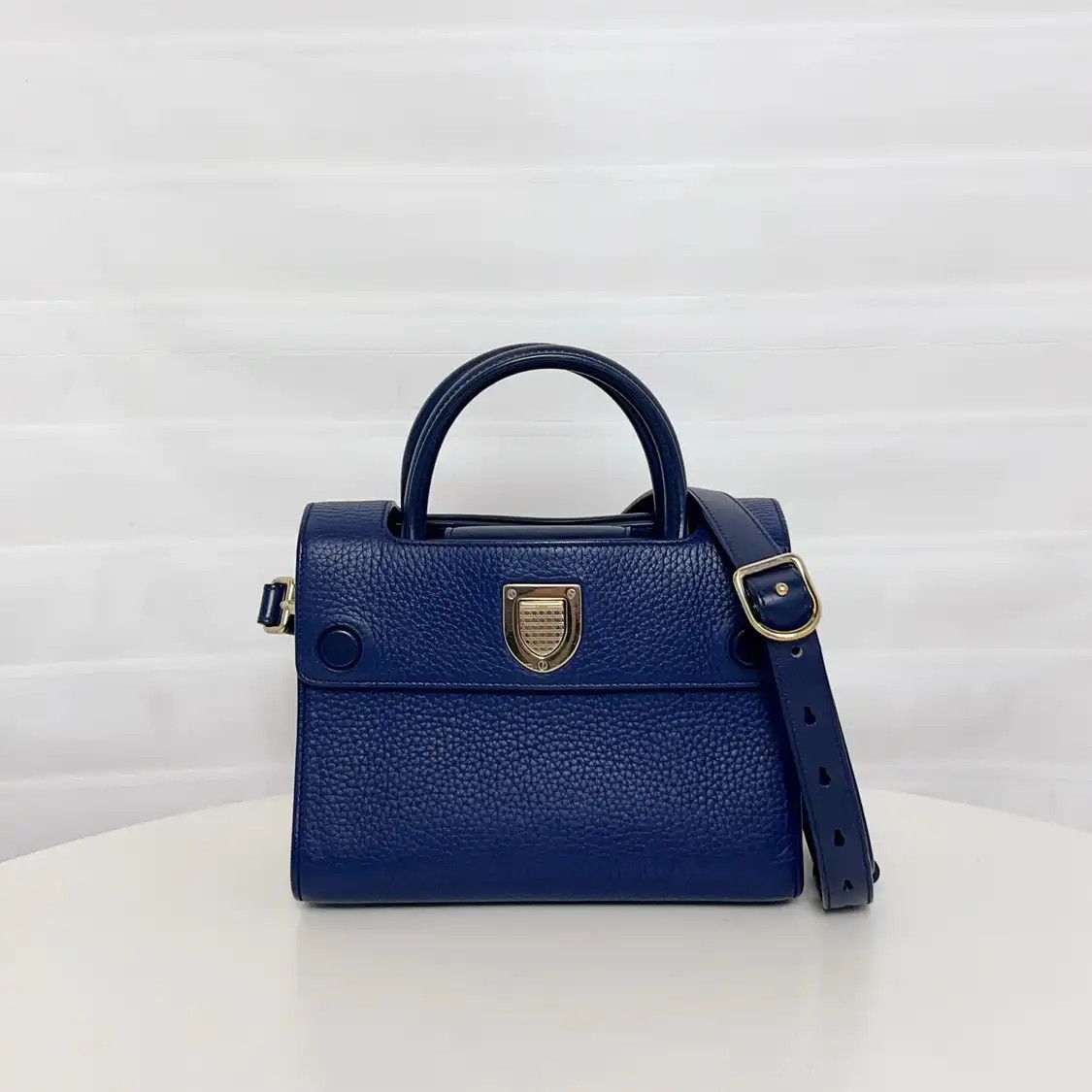 Dior DIOR Diorever blue cowhide leather handbag Size ONE SIZE - 1 Thumbnail