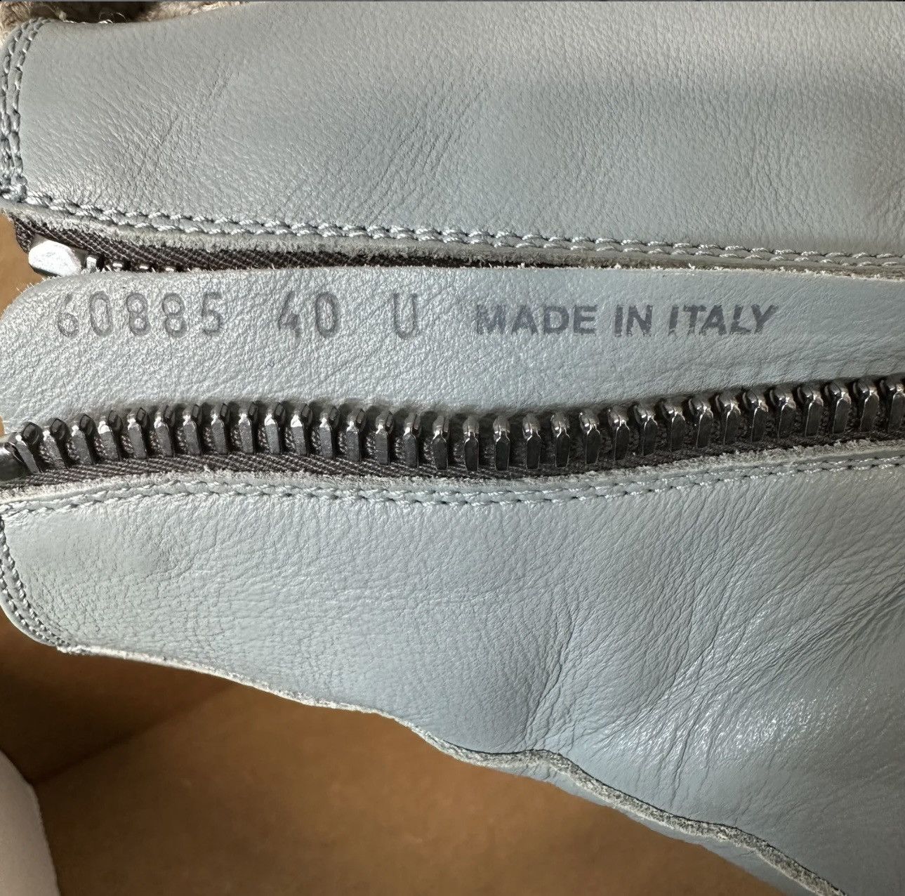 Rick Owens Rick Owens Jumbo lace High Dusty Blue Milk Size US 7 / EU 40 - 7 Thumbnail