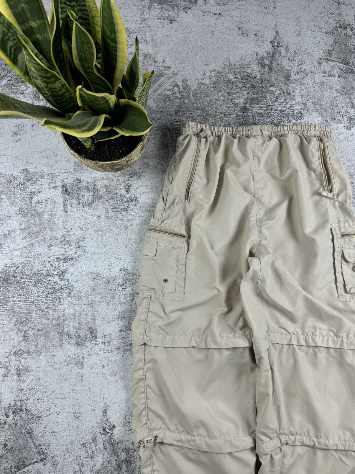 Japanese Brand Baggy Ling Lang 3 in 1 Rap Nylon Sweatpants Track Trousers Size US 34 / EU 50 - 4 Thumbnail