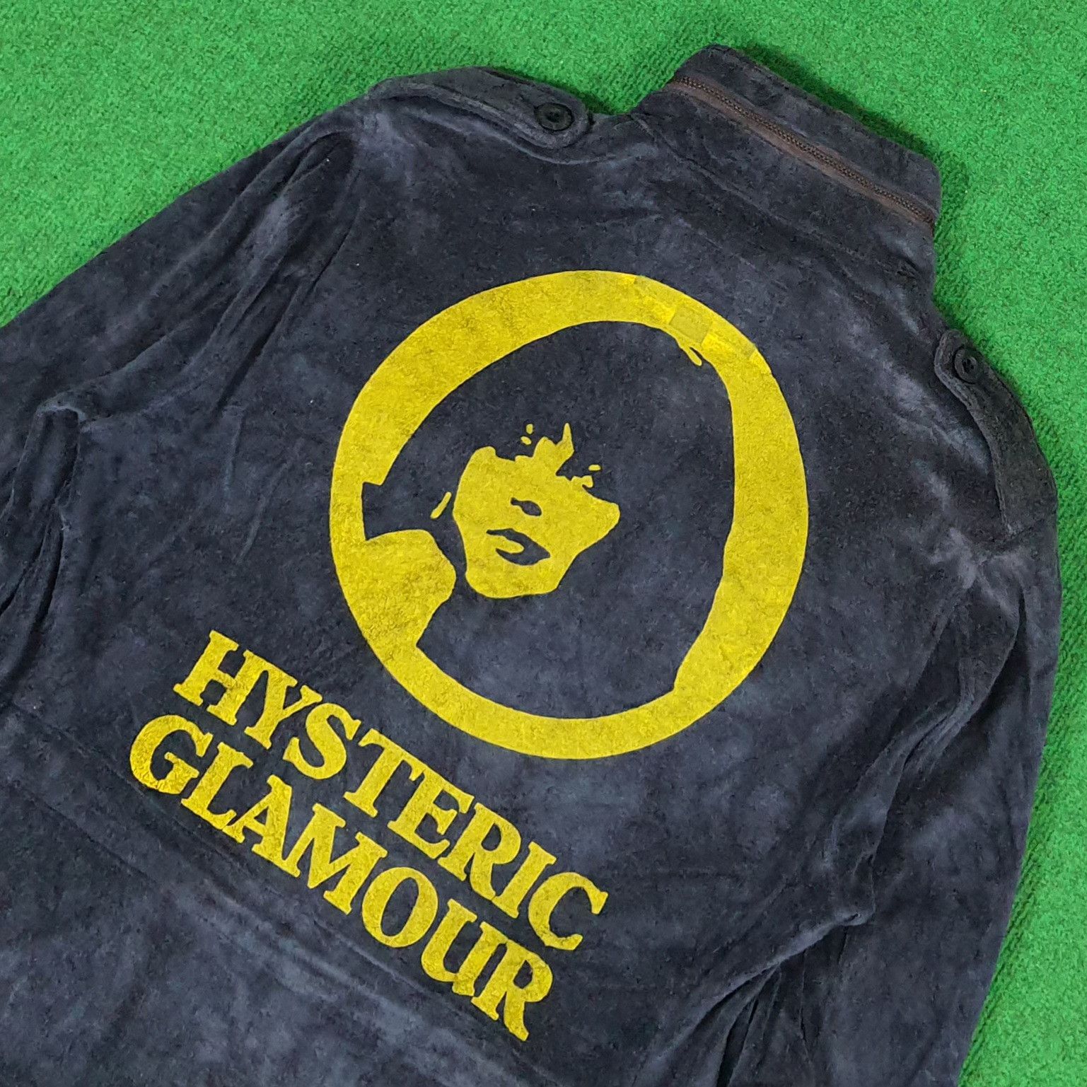 Hysteric Glamour × Japanese Brand × Vintage Vintage Hysteric Glamour Patcher Custom Logo Fleece Jacket Size US S / EU 44-46 / 1 - 2 Thumbnail