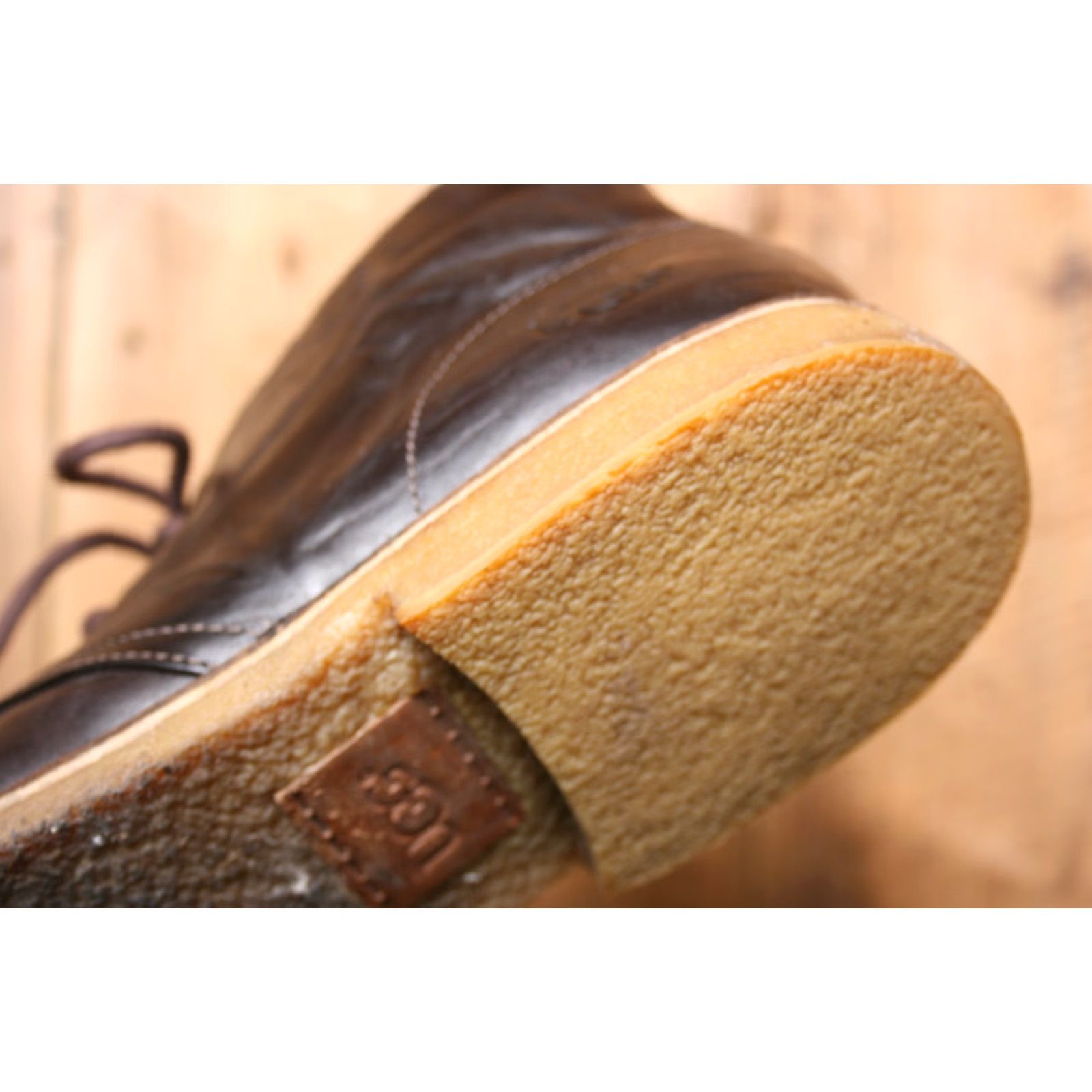 Ugg UGG Leighton Brown Leather Crepe Sole Chukka Boots Men's 11.5 Sz. 11.5 Leather Chukka Boots Mens Brown UGG Leighton Boots Size US 12 / EU 45 - 6 Thumbnail