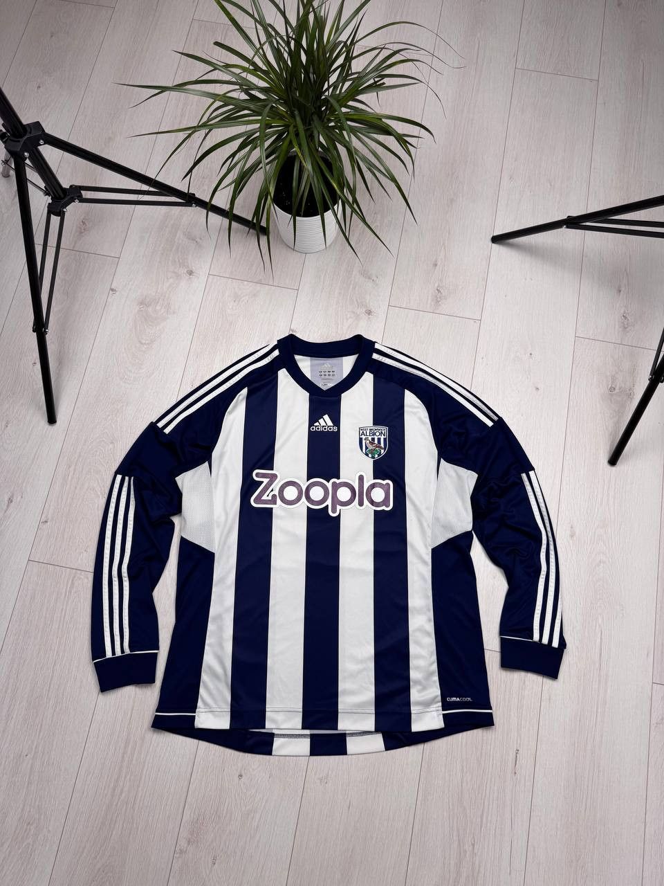 Adidas West Bromwich Albion 2012-13 Football Longsleeve Jersey Size US XL / EU 56 / 4 - 1 Thumbnail