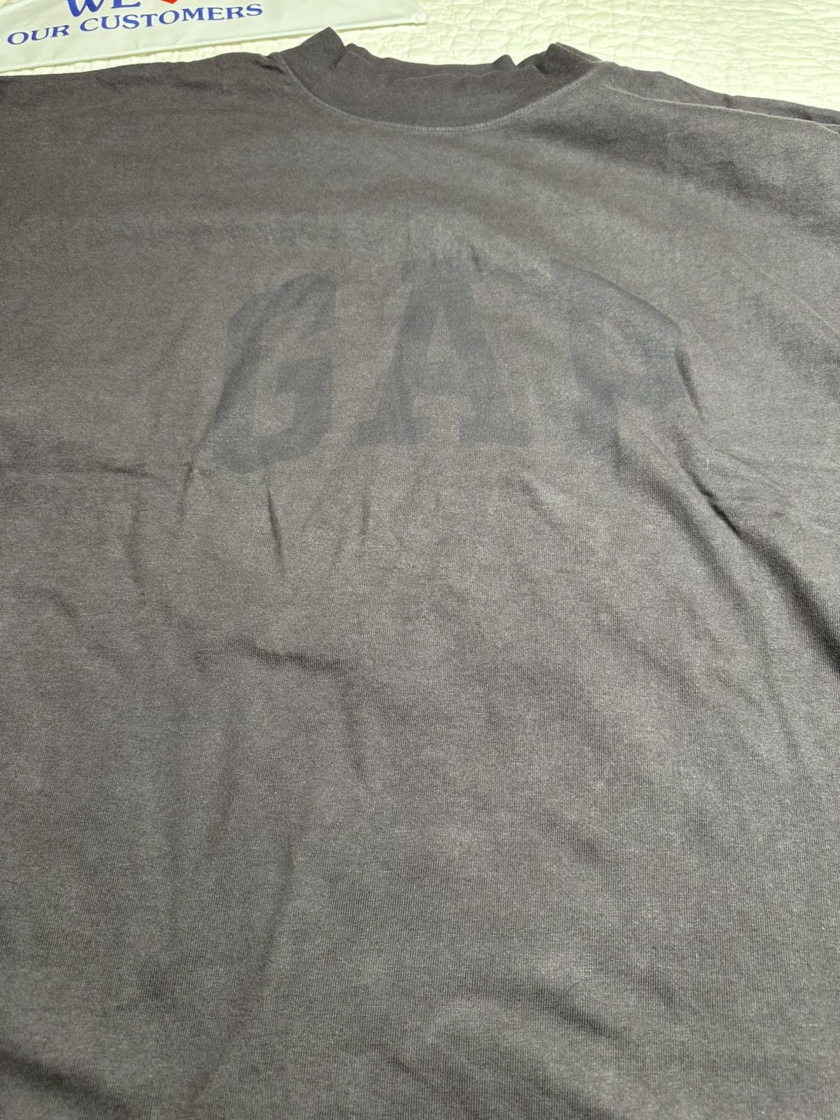 Balenciaga × Gap × Kanye West Yeezy Gap Long Sleeve Dove Tee/ Dark Grey Large Size US L / EU 52-54 / 3 - 3 Thumbnail