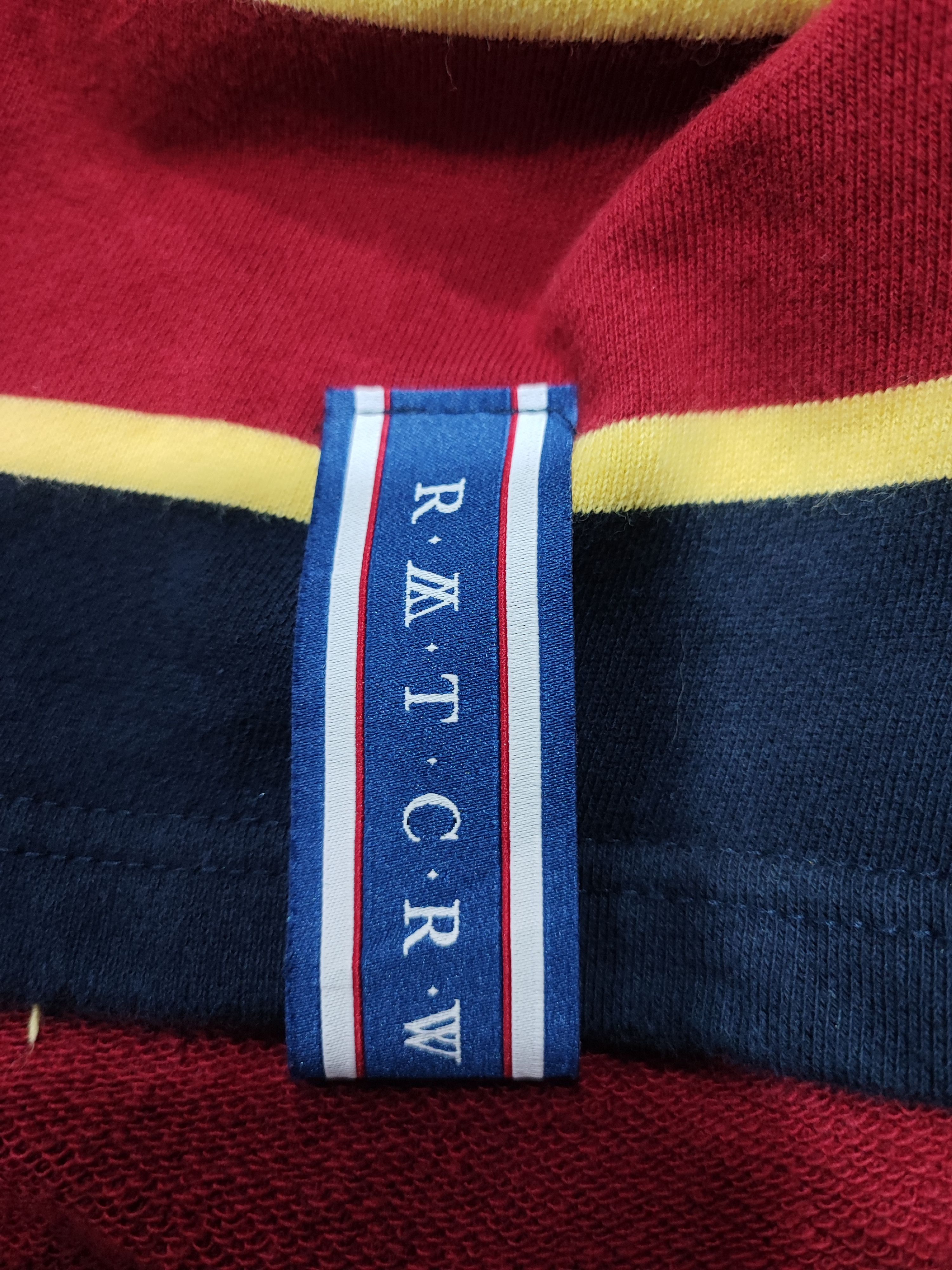 Japanese Brand ROMANTIC CROWN RUGBY LONG SLEEVE Size US L / EU 52-54 / 3 - 12 Thumbnail