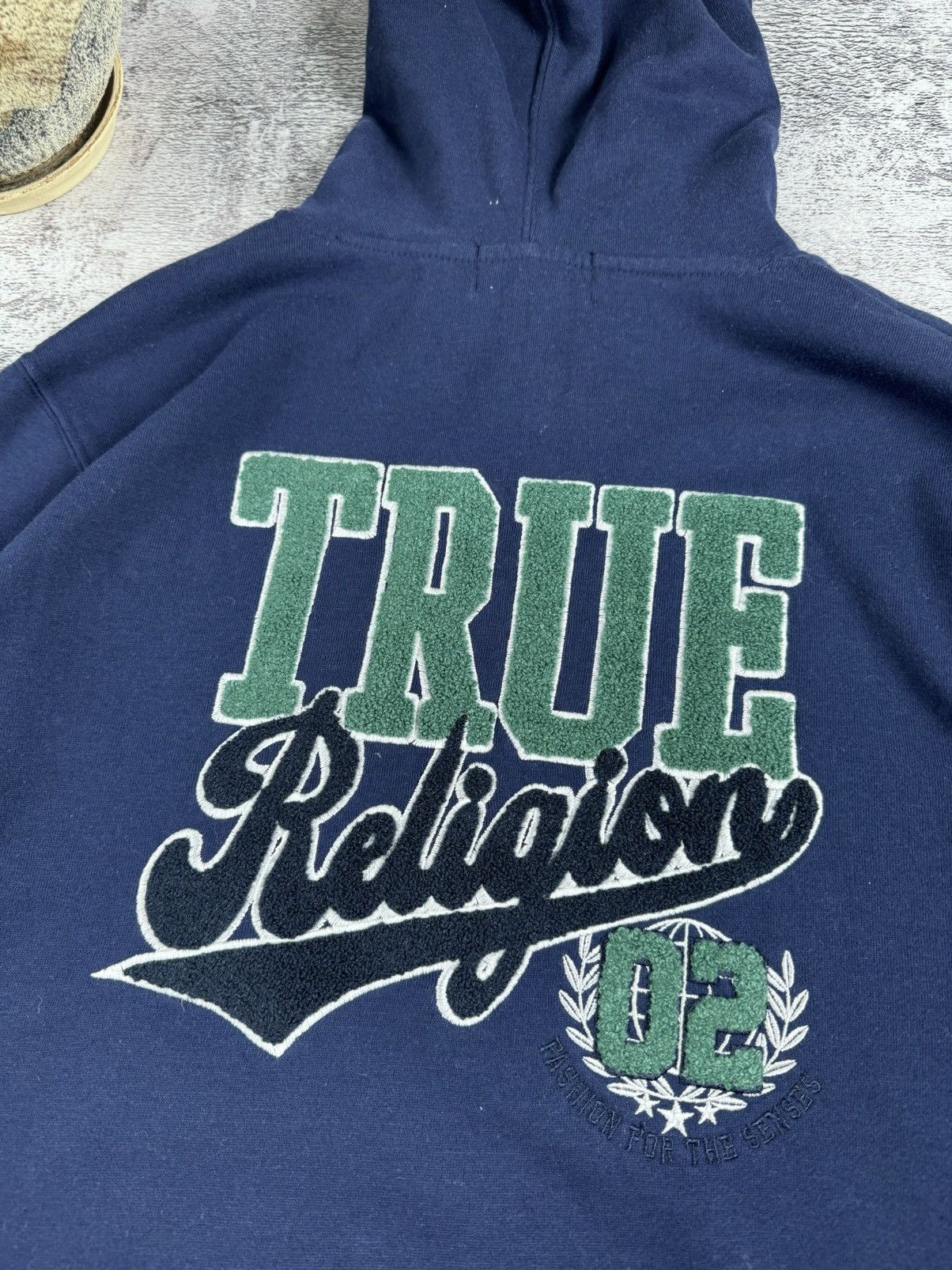 True Religion True Religion Chief Keeg Rap Mohair Logo Hoodie Sweatshirt Size US L / EU 52-54 / 3 - 14 Thumbnail