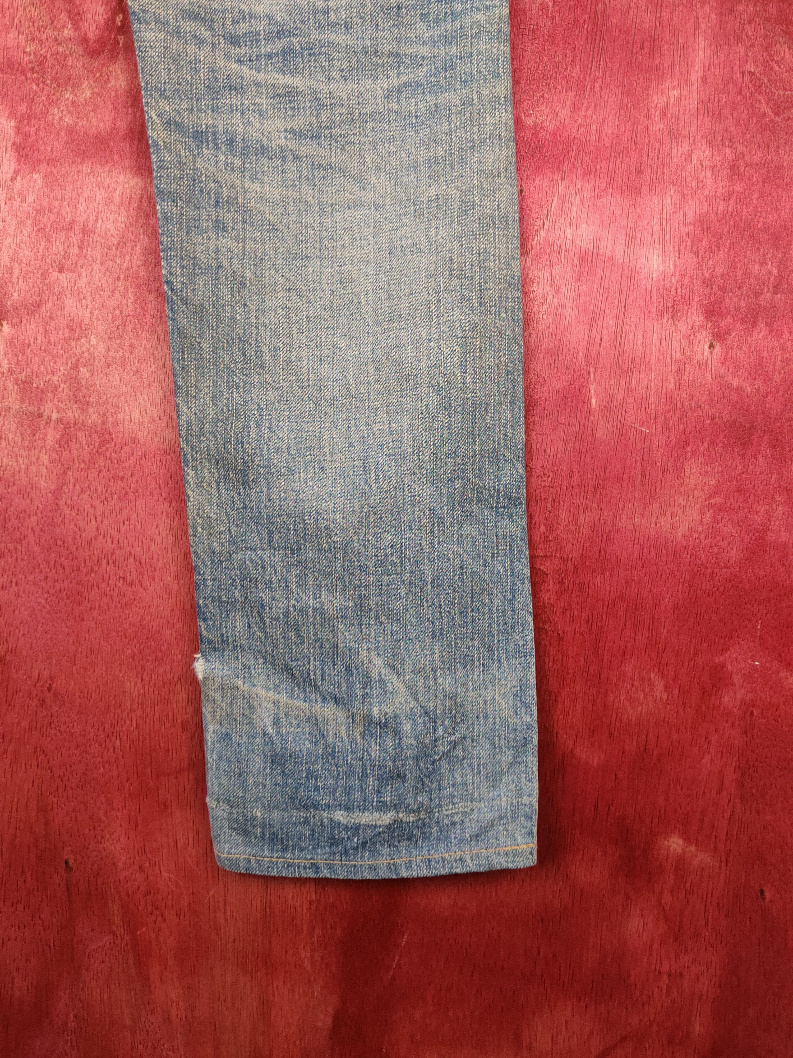 Johnbull John Bull Blue Faded Distressed Ripped Jeans #S1698DL Size US 30 / EU 46 - 14 Thumbnail