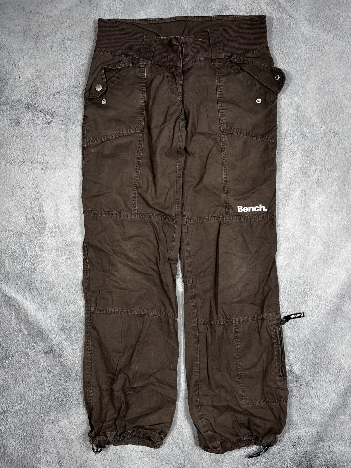 Bench × Vintage Vintage Y2K Bench faded cargo pants streetwear size 26 Size 26" / US 2 / IT 38 - 2 Thumbnail