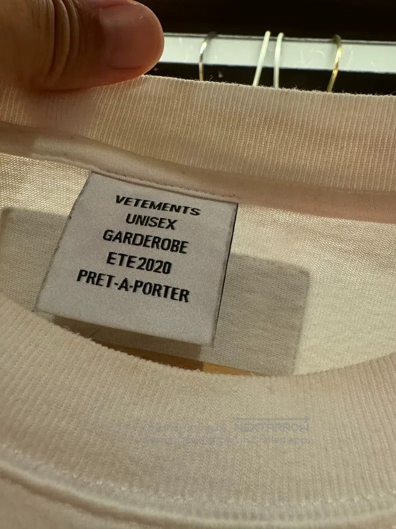 Vetements Vetements Classic White Black Logo T-Shirt Short Sleeve Size US XS / EU 42 / 0 - 2 Thumbnail
