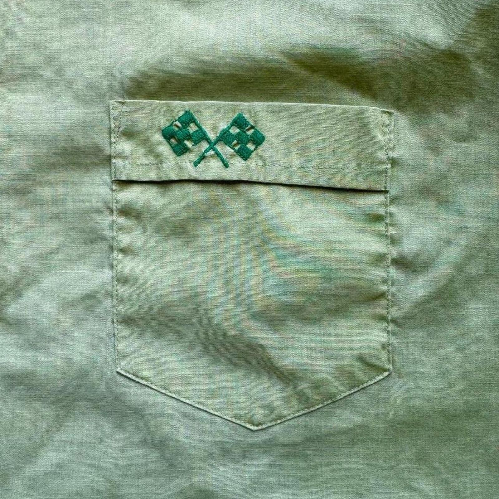 Vintage 70s Montgomery Ward SS Button Up Shirt Size US M / EU 48-50 / 2 - 3 Thumbnail