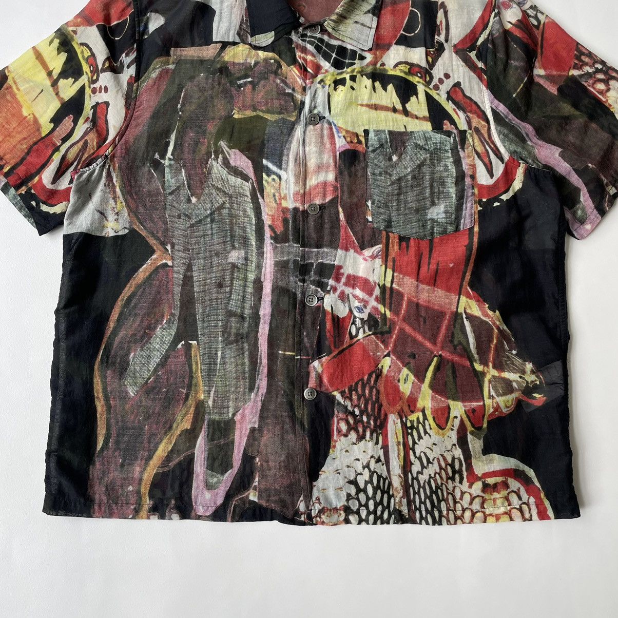 Our Legacy ‘Peace Crowd’ Print Box Shirt Size US M / EU 48-50 / 2 - 6 Thumbnail