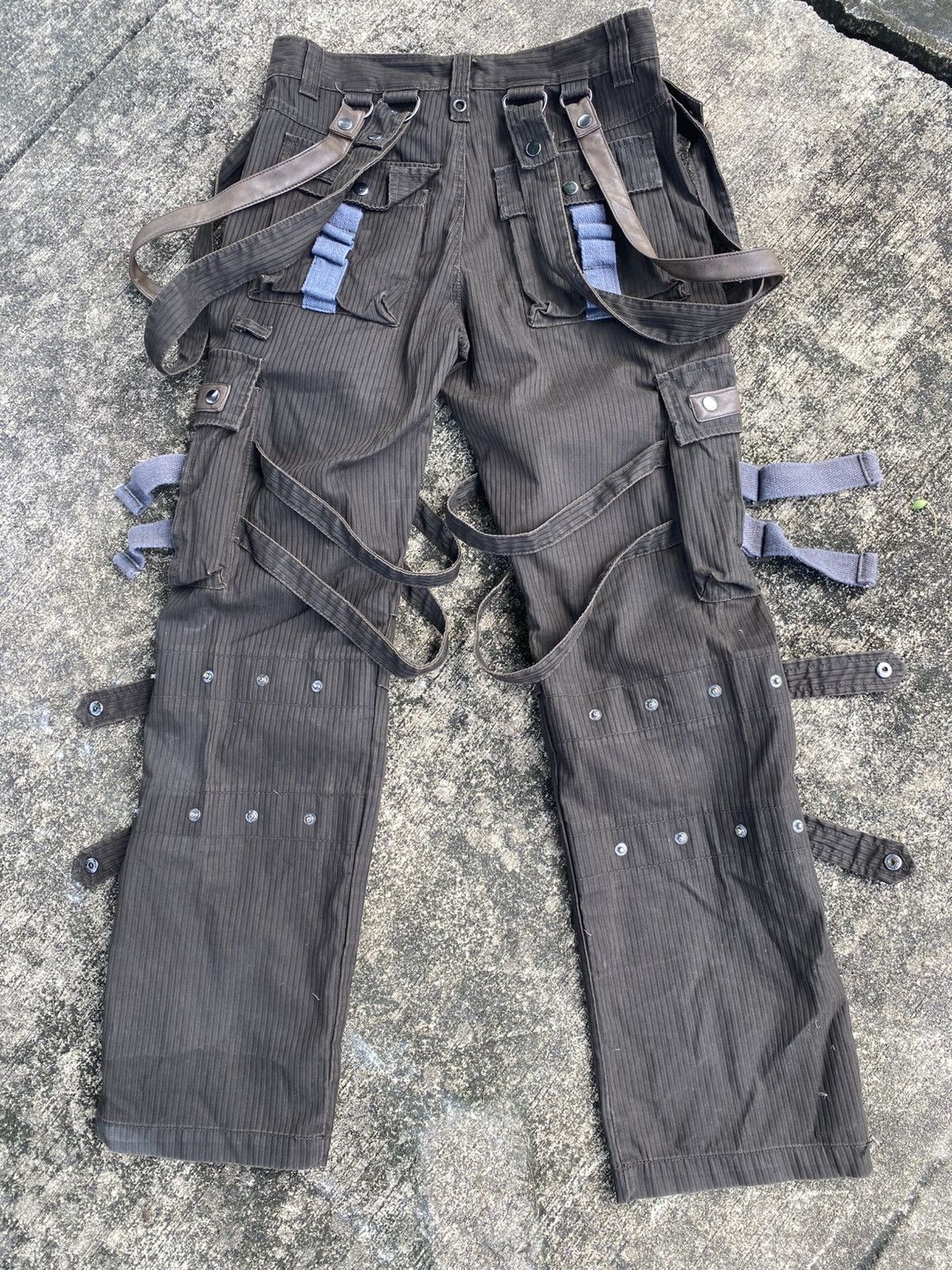 If Six Was Nine Vintage Japanese Brands Street Republic Bondage Cargopants Size US 31 - 8 Thumbnail