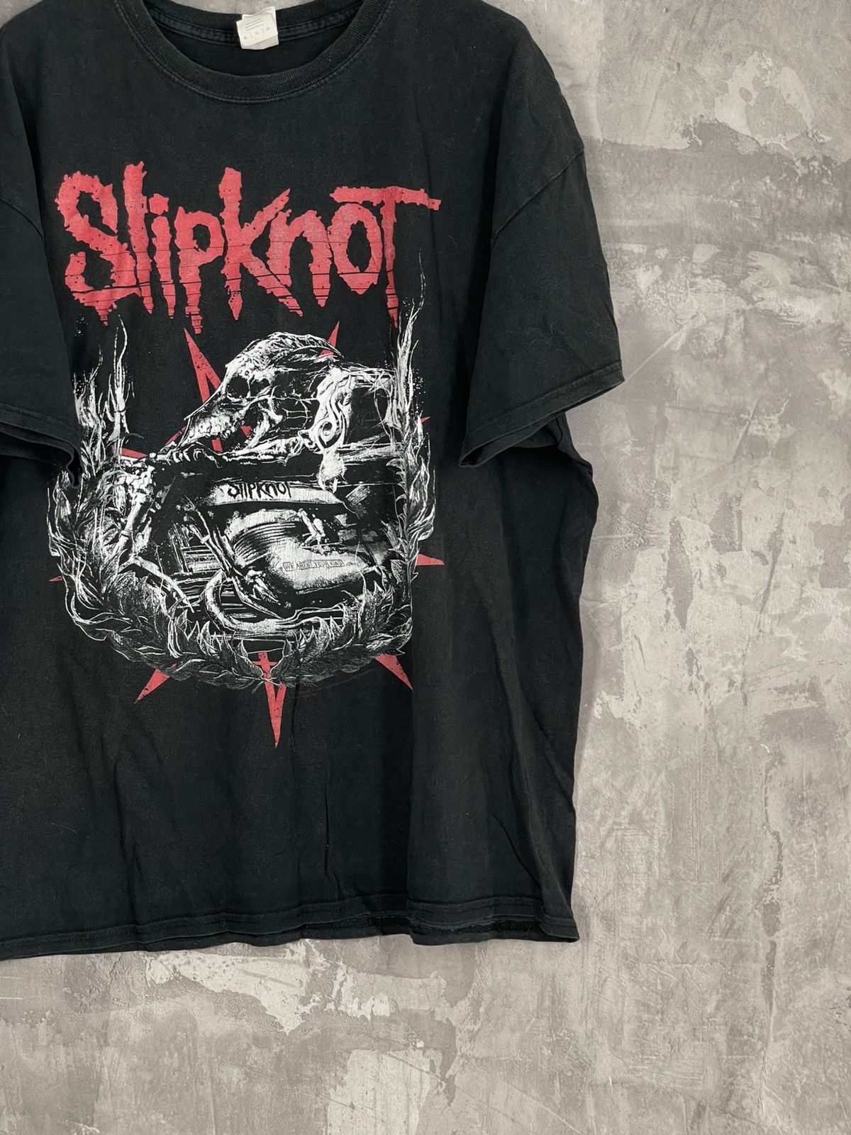 Band Tees × Slipknot × Vintage Mens Vintage Slipknot T Shirt rock band tee overprint rare Size US XL / EU 56 / 4 - 6 Thumbnail