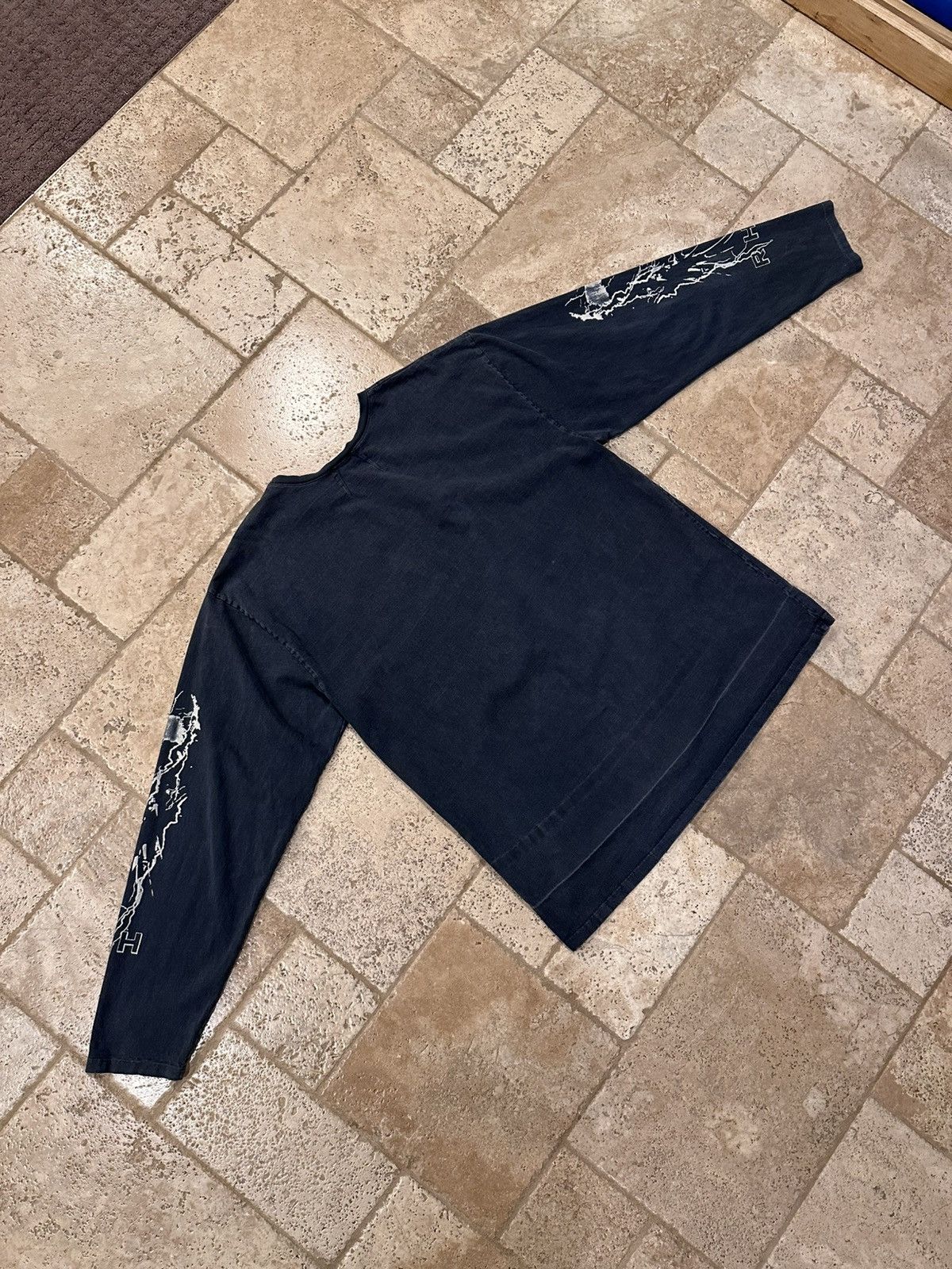Rhude Rhude Eagle Print Logo Long Sleeve Oversized Black T-Shirt Size US XL / EU 56 / 4 - 12 Thumbnail