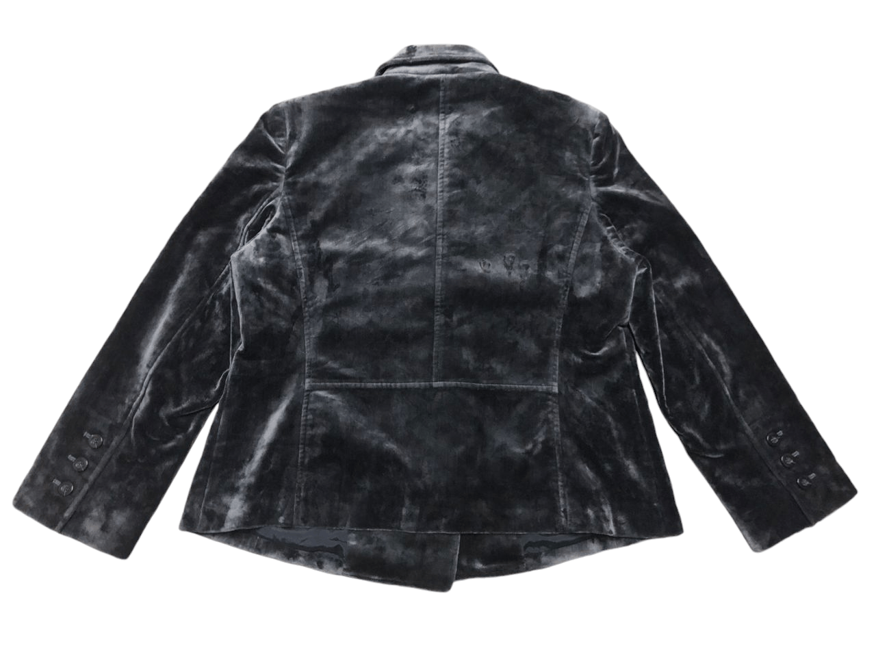 Christian Aujard Liberte Velvet Double Breasted Coat Jacket
