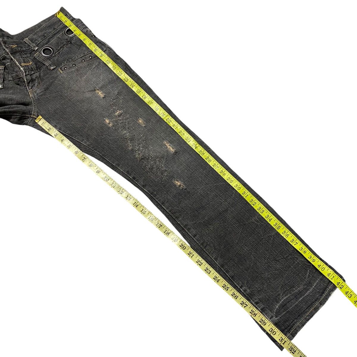 Japanese Brand Japanese Brand Denim Double Waist Jeans Size US 34 / EU 50 - 18 Thumbnail